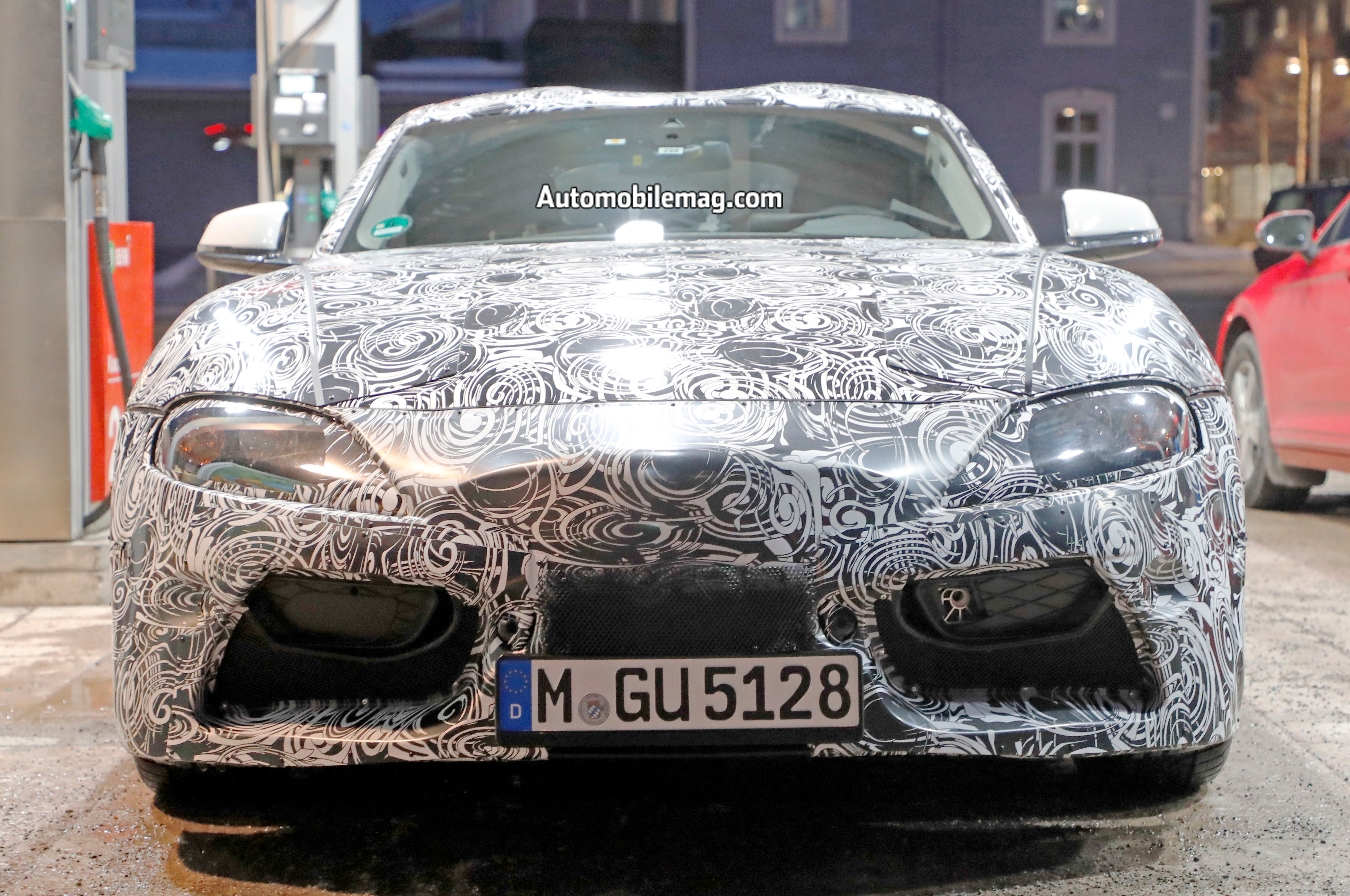 Wallpaper #Amd16JIBSpphPi3-Iz0N118 Toyota Supra Poses for the Camera Automobile Magazine