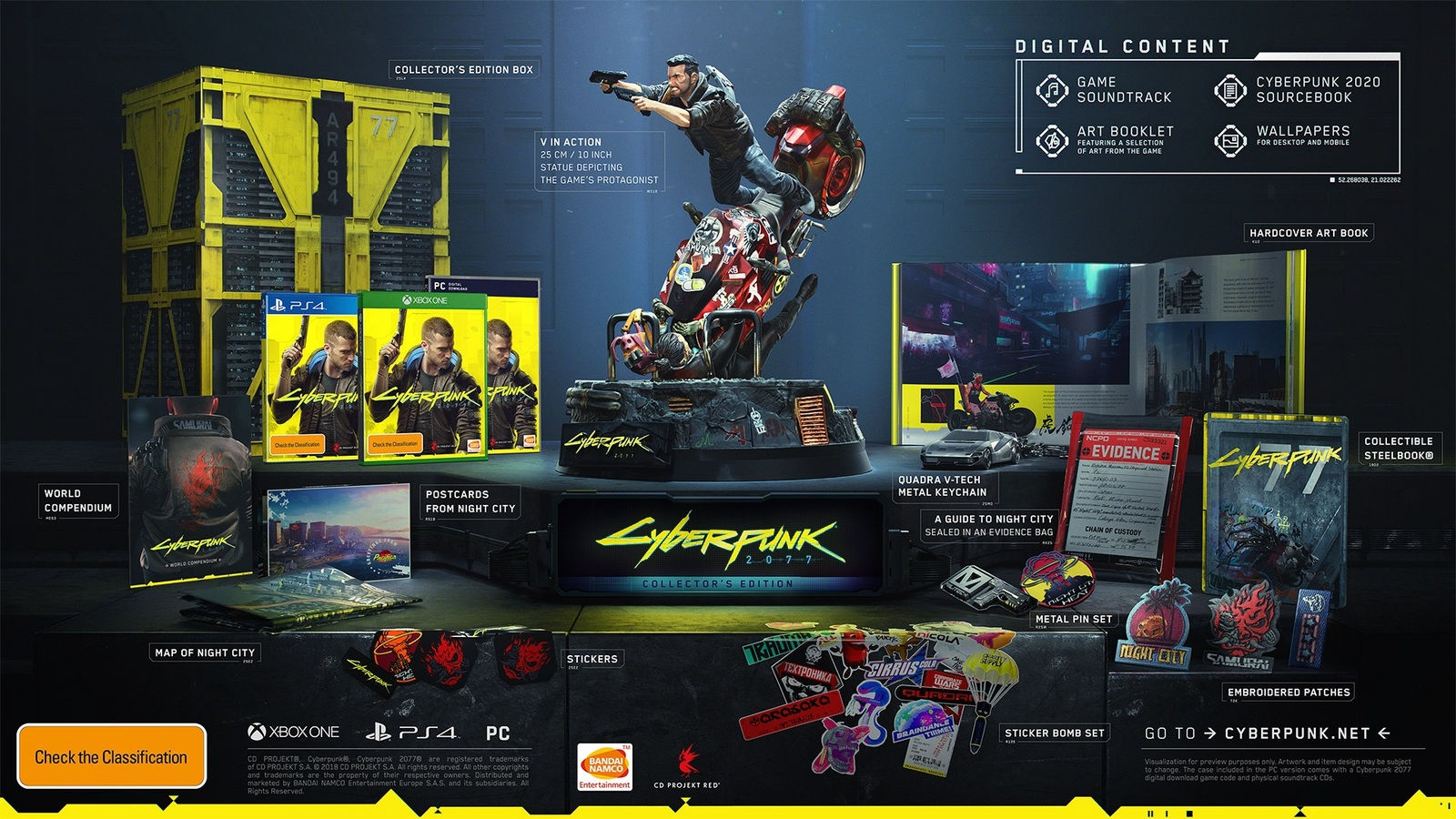Wallpaper #uxlvBI8BtGB6xQ78P04L12 Cyberpunk 2077 Collectors Edition PS4 Buy Now at Mighty Ape Nz
