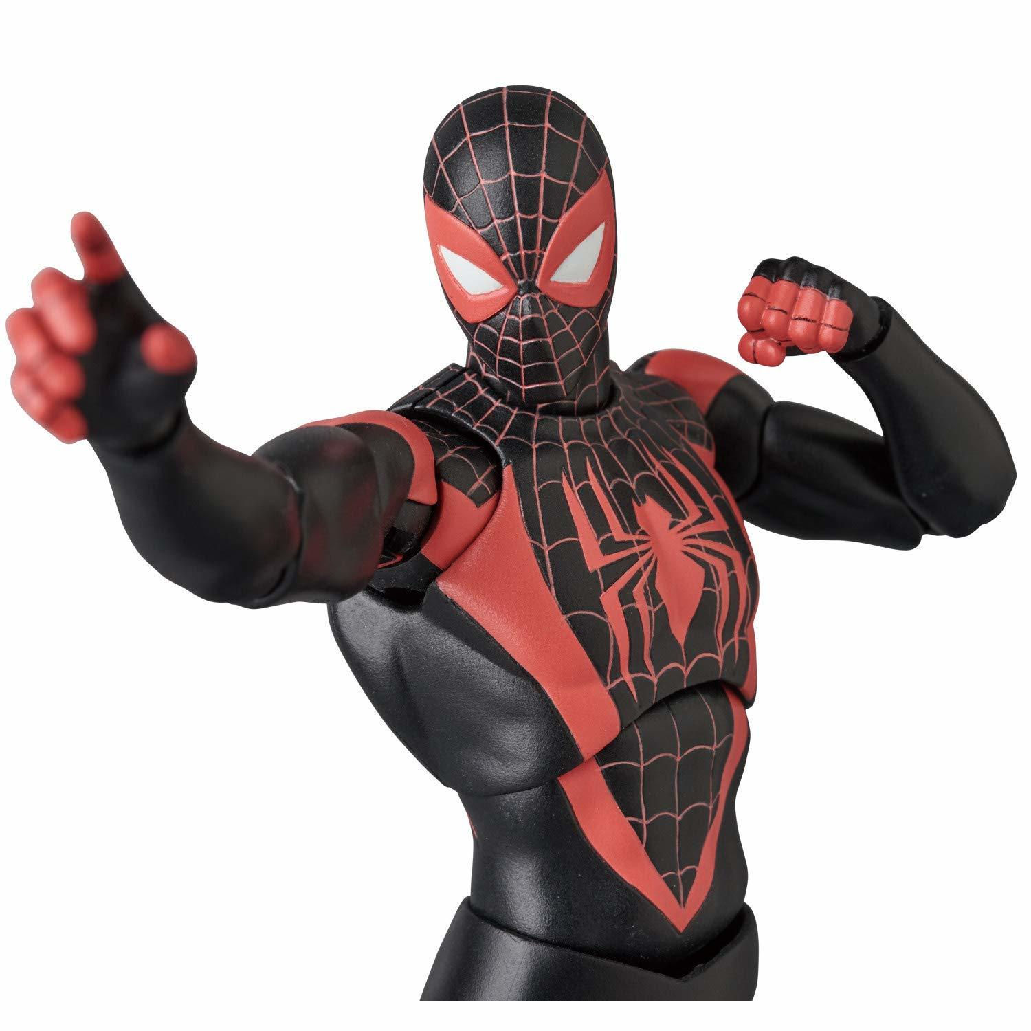 Wallpaper #MxktNI8BtGB6xQ78kZ0x47 Spider Man Miles Morales Mafex Action Figure at Mighty Ape Nz