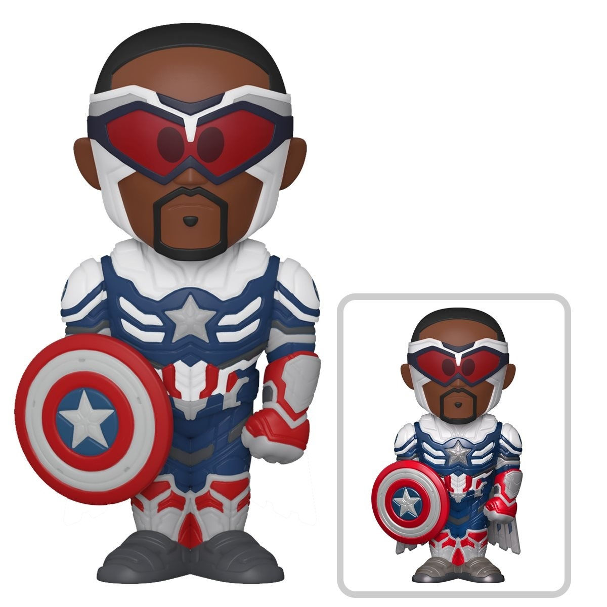 Wallpaper #5KV0OJMBVBiSkHCaSY0k195 Captain America Soda Vinyl Figure Collector Can at Mighty Ape Nz