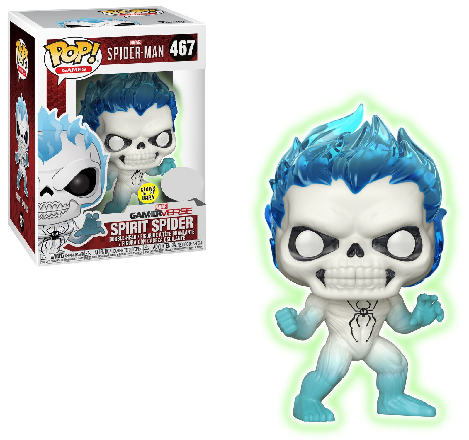 Wallpaper #kGe5ApMBSpphPi3-T7BC67 Ghost Spider Glow Pop Vinyl Figure at Mighty Ape Nz