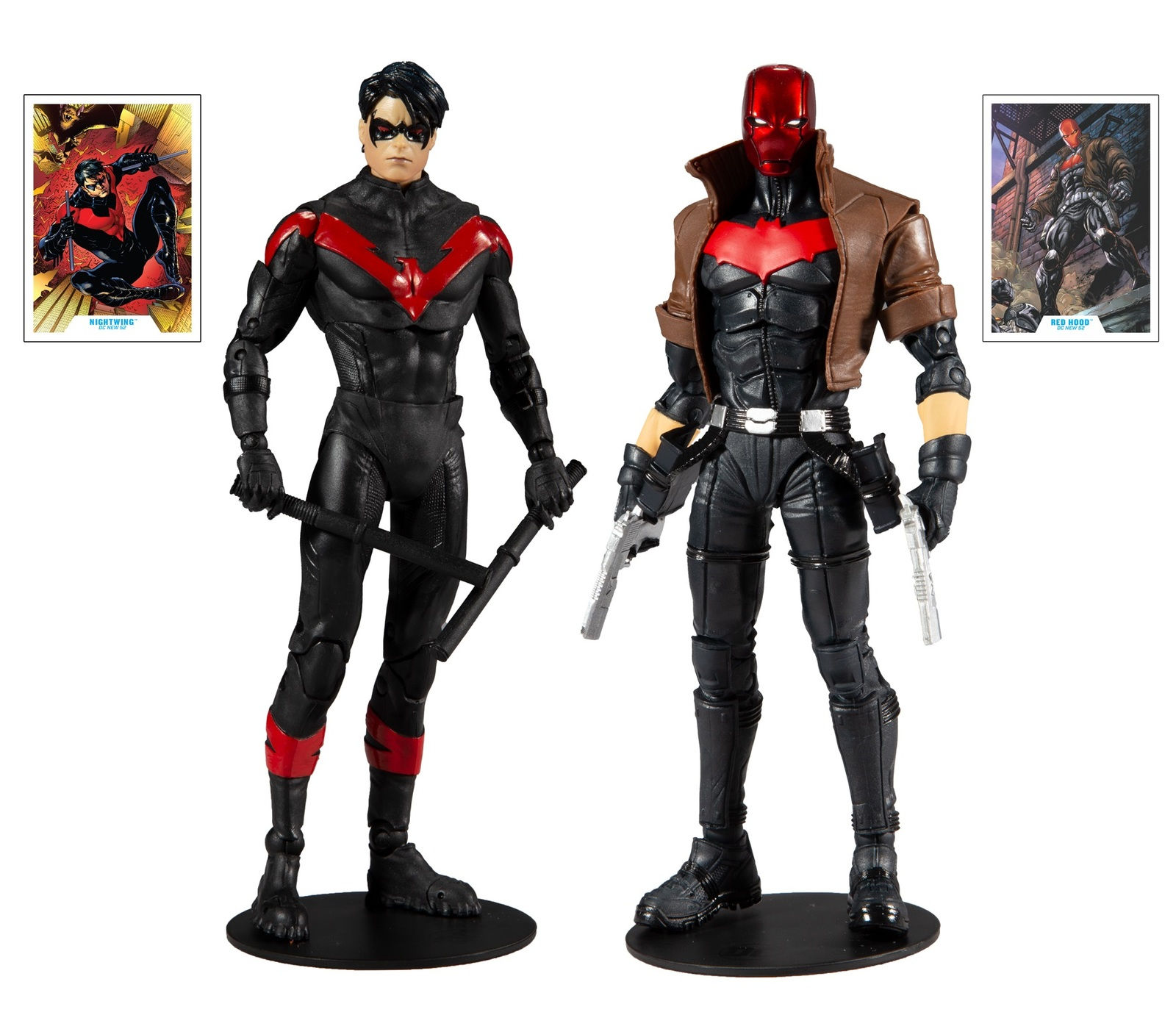 Wallpaper #Jxk8LY8BtGB6xQ78p5Kj57 Nightwing Red Hood 7 Action Figure 2 Pack at Mighty Ape Nz