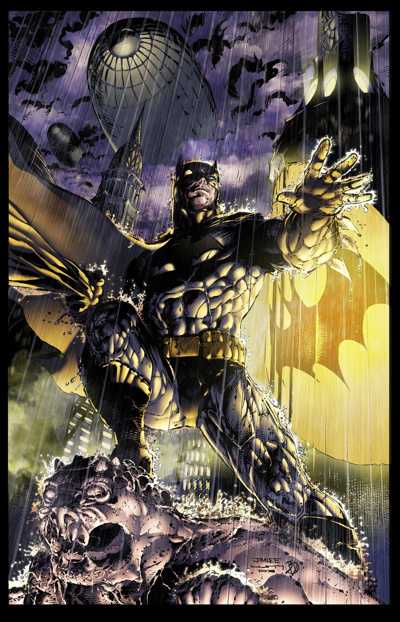 Wallpaper #GBniHY8BtGB6xQ78kXhV3 Jim Lee Batman Colors by Bdstevens on Deviantart