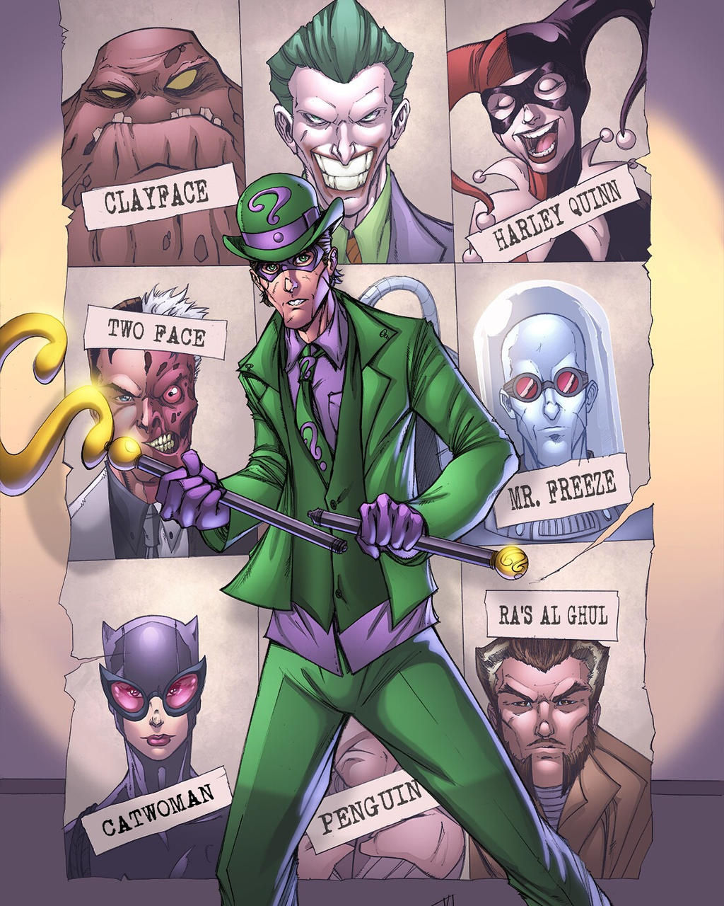 Wallpaper #Cf_SapMB3lSXT3zUreez321 Riddler Colors at Heagyjesse Oc Comicbookart