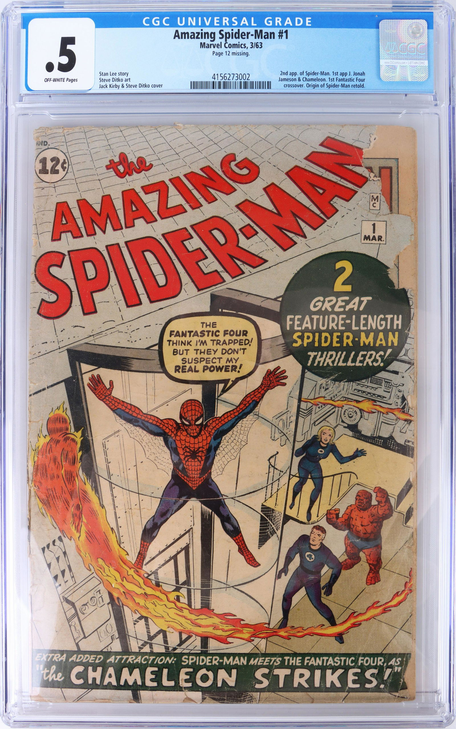 Wallpaper #Cmeq6JIBSpphPi3-jz7A131 Amazing Spiderman 1 Cgc 05 1st Chameleon 146142 on Jan 14 2023