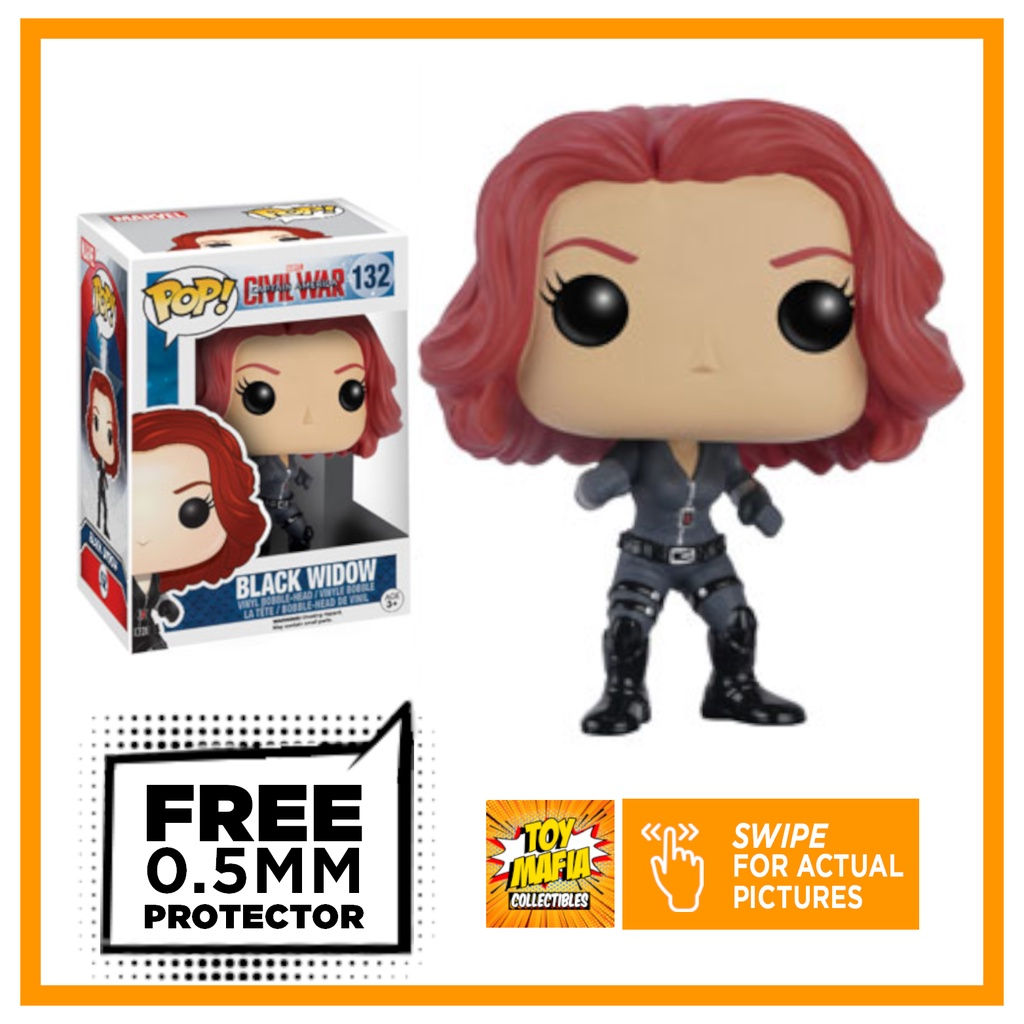 Wallpaper #72fr_JIBSpphPi3-o5lj249 Funko Pop Marvel Captain America Civil War Black Widow 132 Og Box