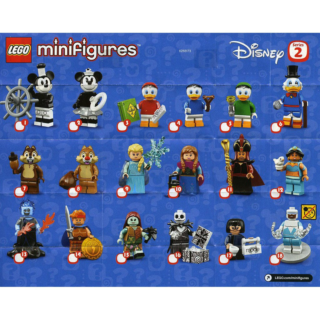 Wallpaper #tp-vV5MBcUVgGJNoe68-243 Mrbrickhunt Lego 71024 Disney Minifigures Series 2 Complete Set 18