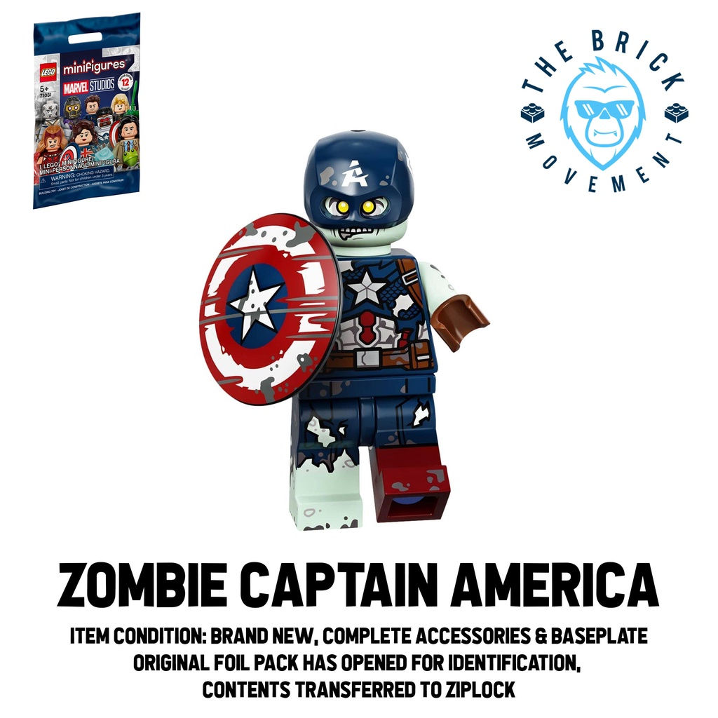 Wallpaper #nTEINpMB5zzyi_yYaFjH33 Lego Collectible Minfigure Series Marvel Studios Zombie Captain