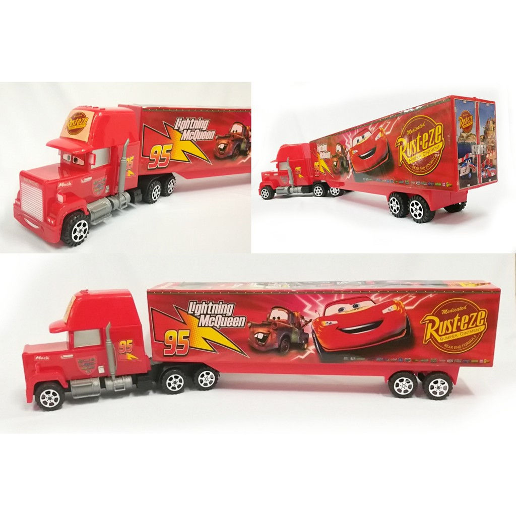 Wallpaper #4RlfNI8BtGB6xQ78JJ3n44 Disney Pixar Cars Movie Lightning Mcqueen Mack Mack Truck Trailer Lot