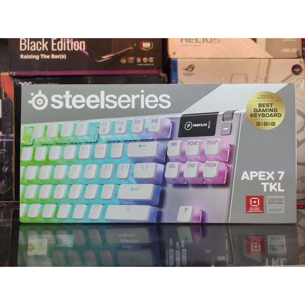 Wallpaper #Erj21pIBJvJKYCmE-eHl33 Steelseries Apex 7 Tkl Ghost with Pbt Keycaps Gaming Keyboard Shopee