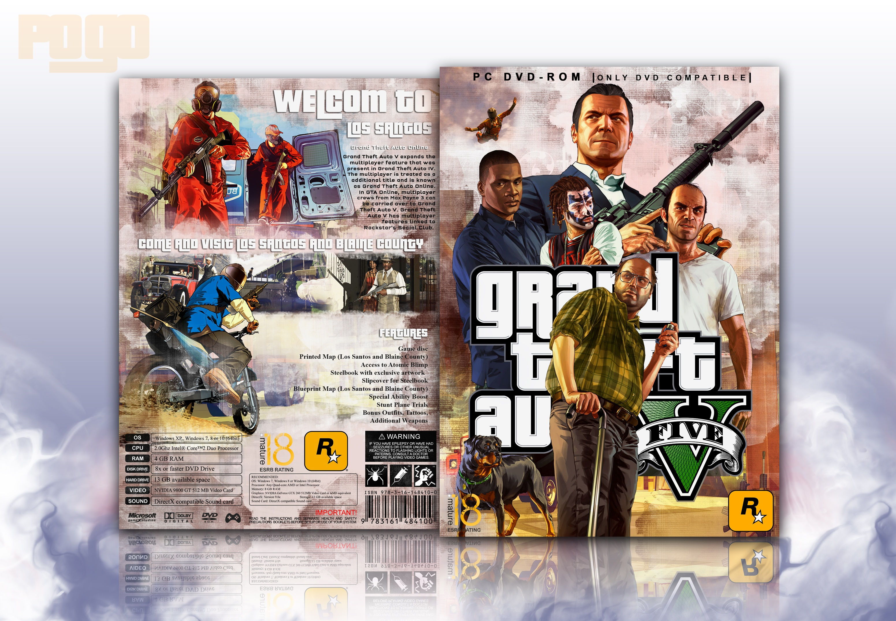 Wallpaper #5453a Gta V Xbox One Box Art Cover by Iceman423626