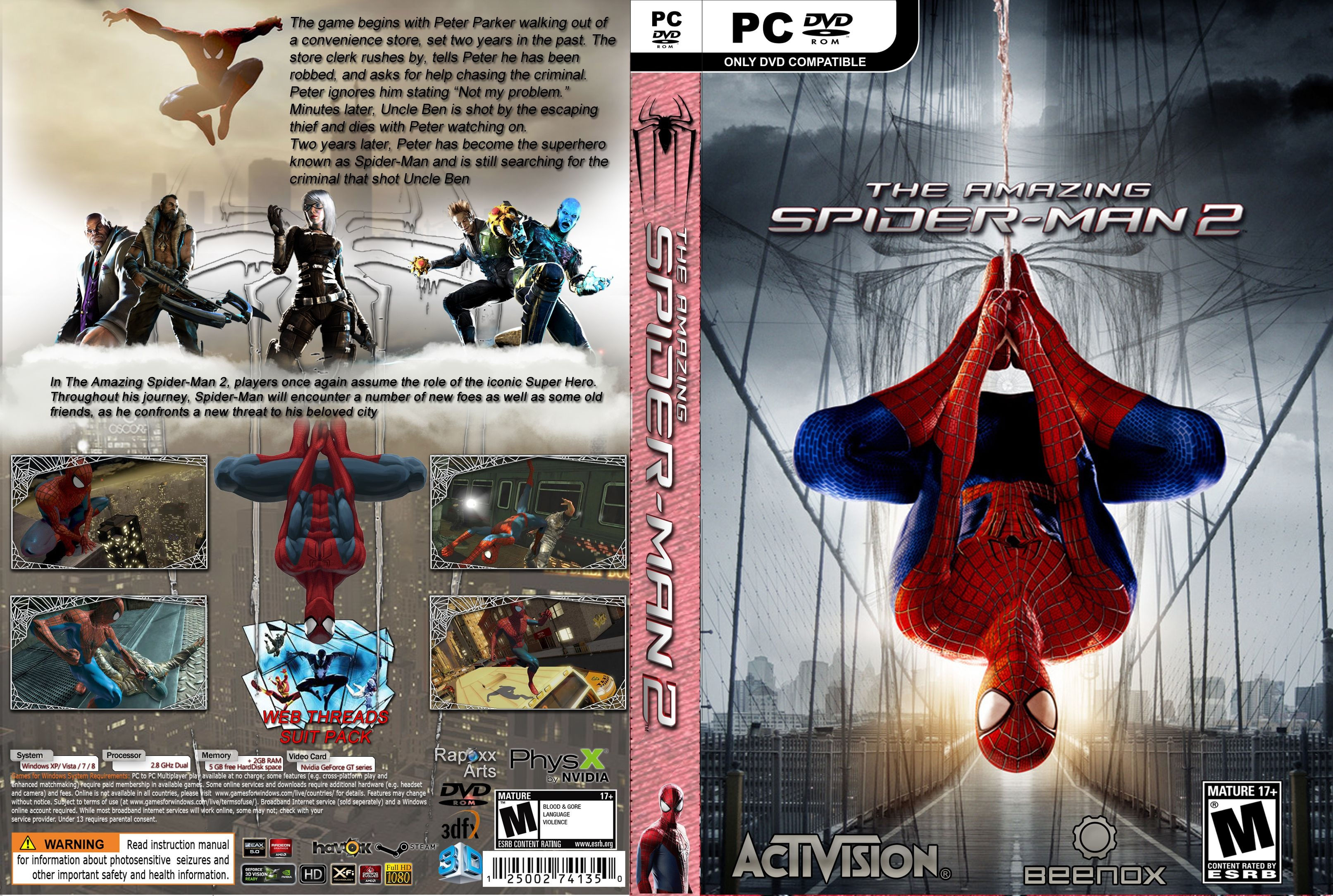 Wallpaper #DkBVMZMBJhL2WPbaTMaZ14 Viewing Full Size the Amazing Spider Man 2 Box Cover