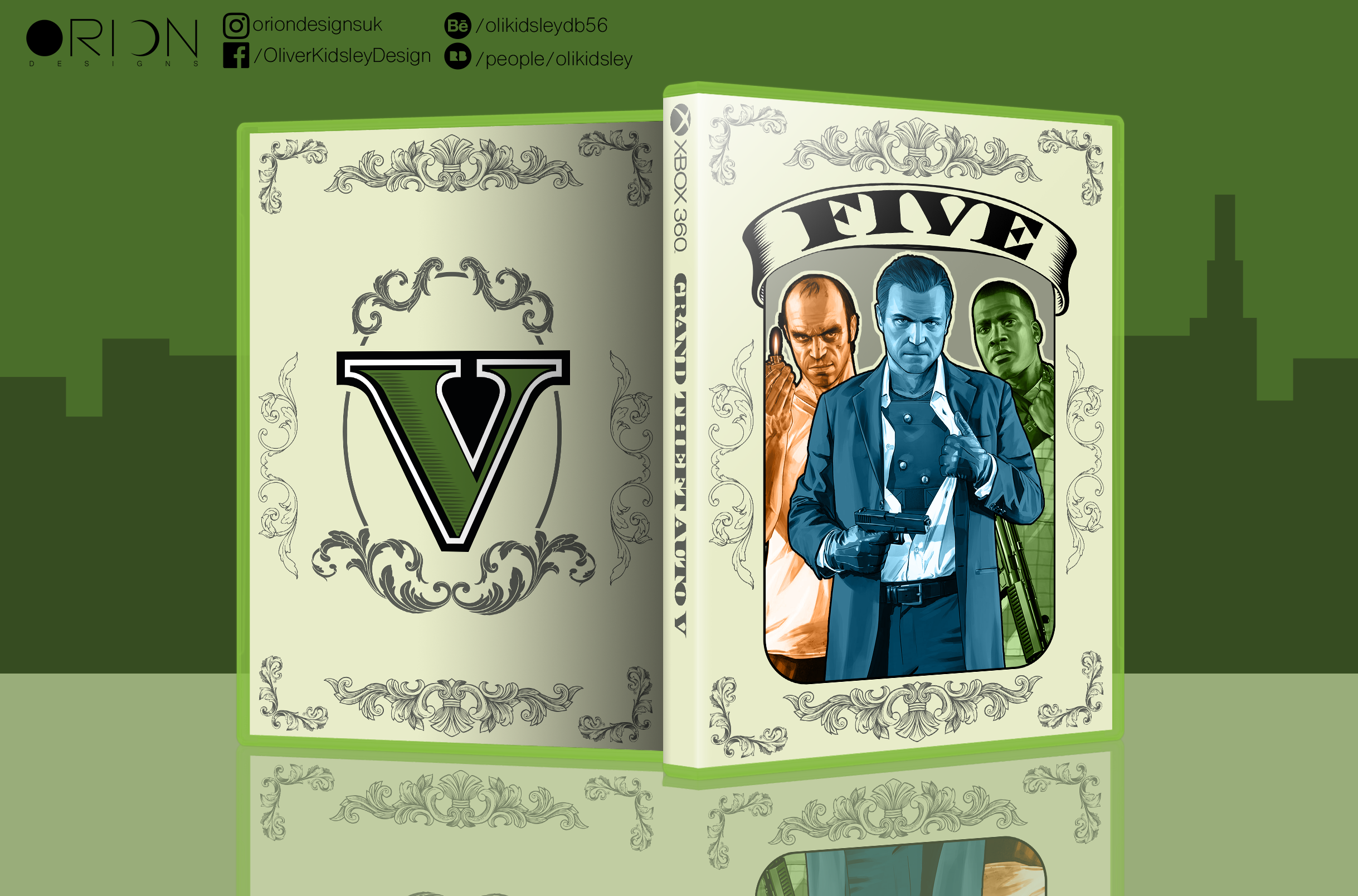 Wallpaper #5453a Gta V Xbox One Box Art Cover by Iceman423626