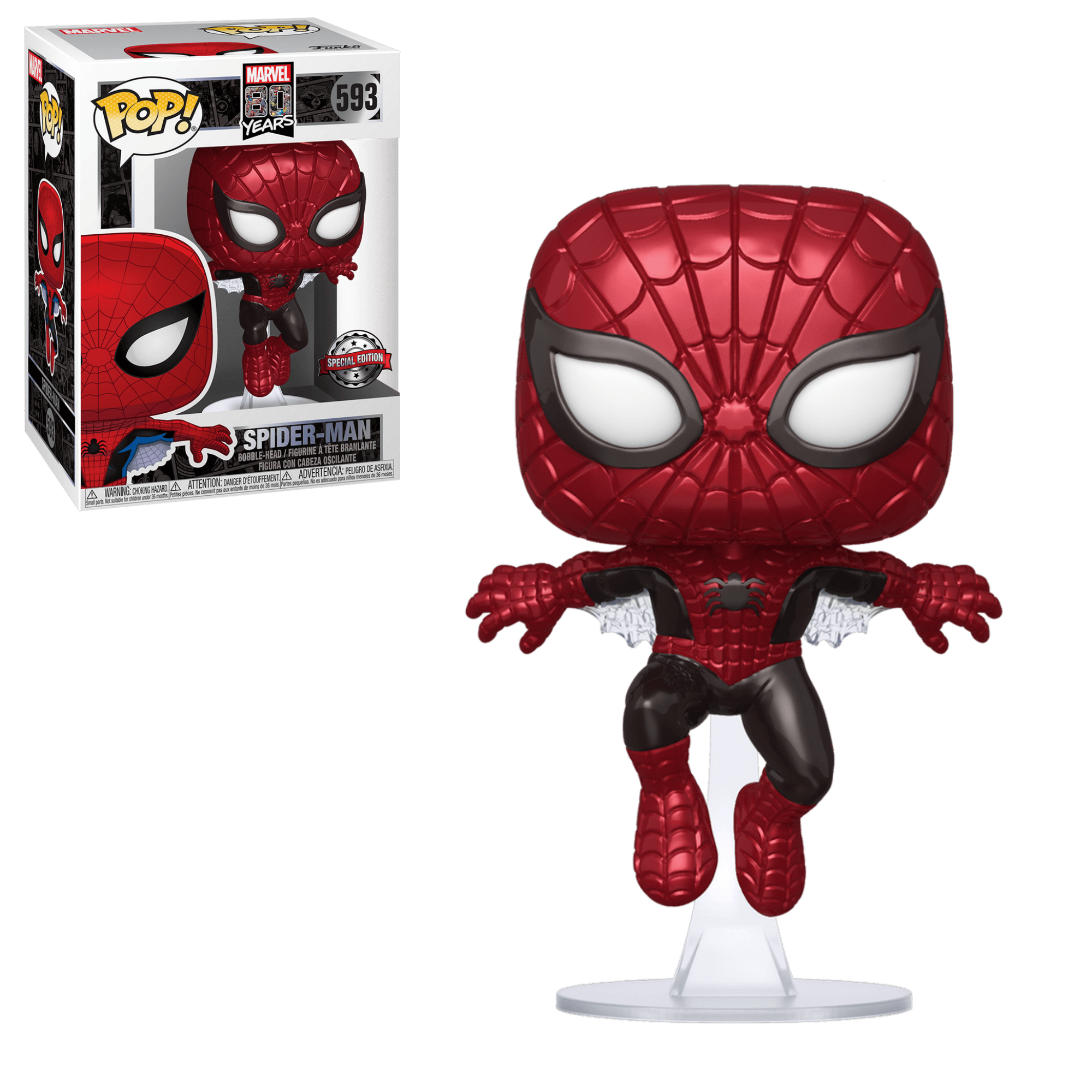 Wallpaper #Cmeq6JIBSpphPi3-jz7A248 593 Spider Man First Appearance Metallic Exclusive Marvel 80 Years