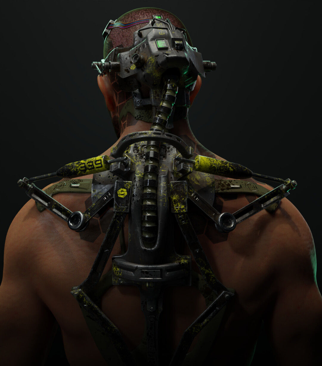 Wallpaper #kupIU5MBlwTYPL18XQoi20 Cyberpunk Character Bust Finished Projects Blender Artists Community