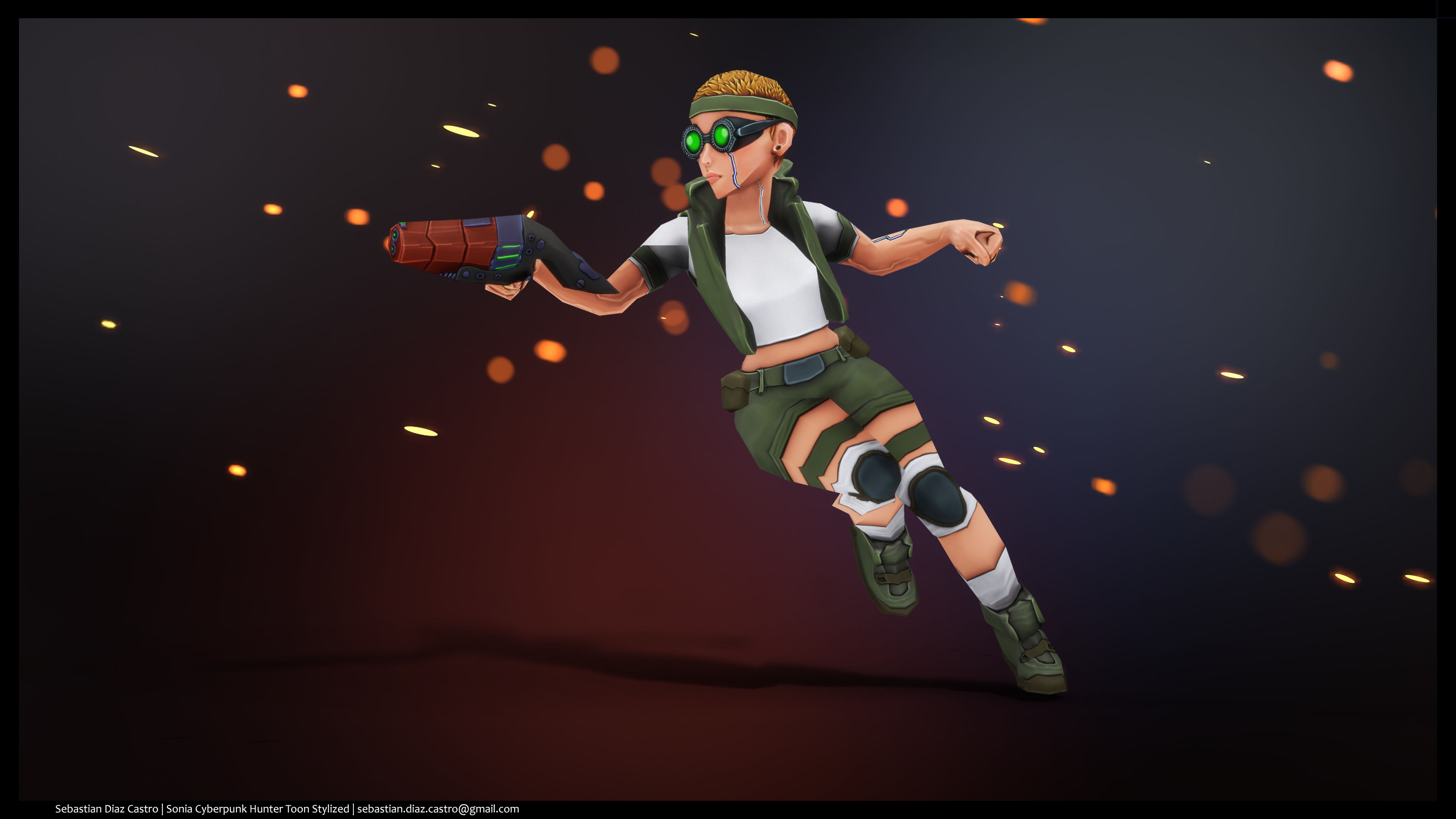 Wallpaper #UhlkEo8BtGB6xQ7842Nw20 Sonia Cyberpunk Hunter Game Ready Finished Projects Blender