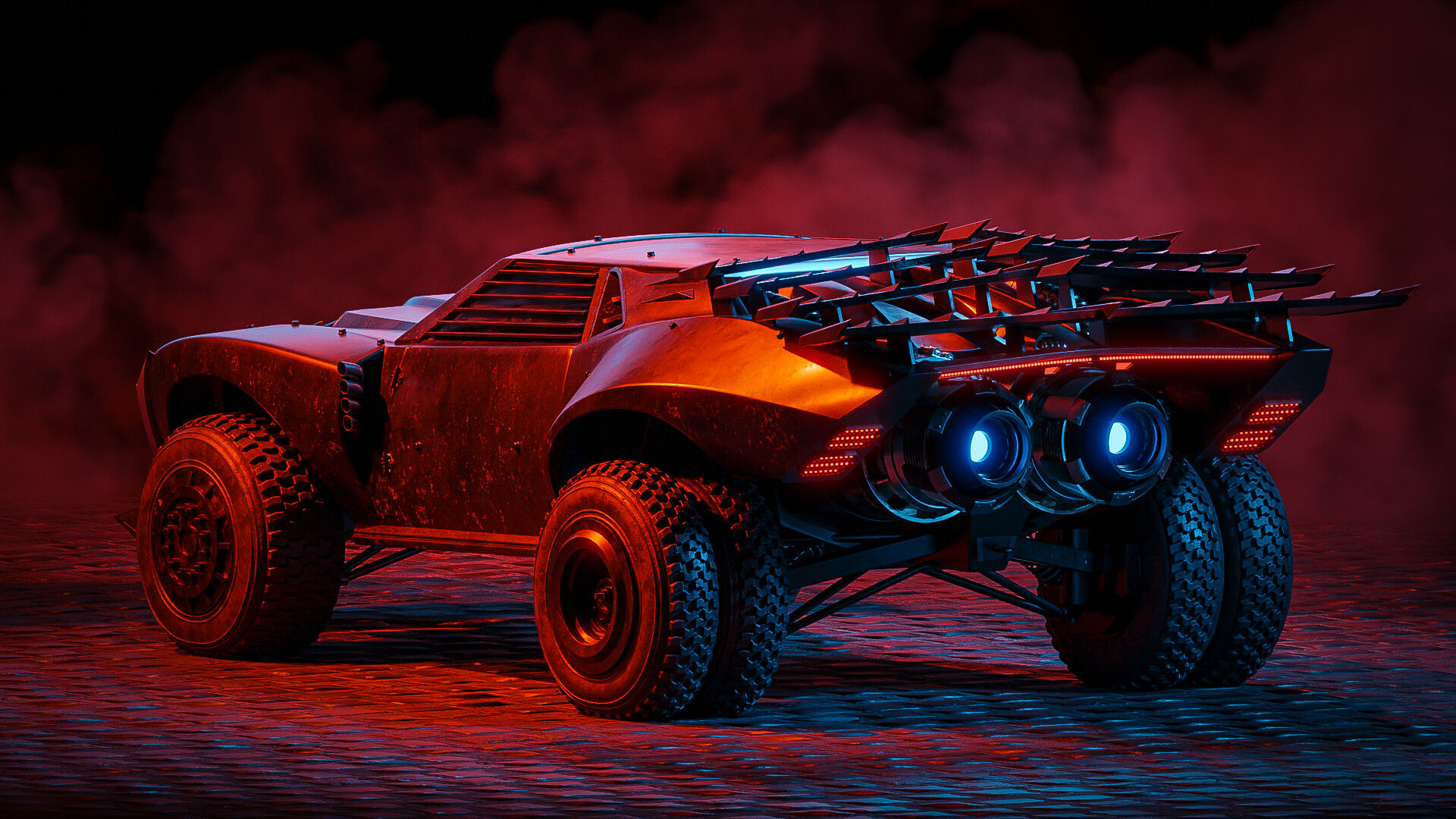 Wallpaper #t2h3FpMBSpphPi3-7QvA194 Batmobile Concept Finished Projects Blender Artists Community