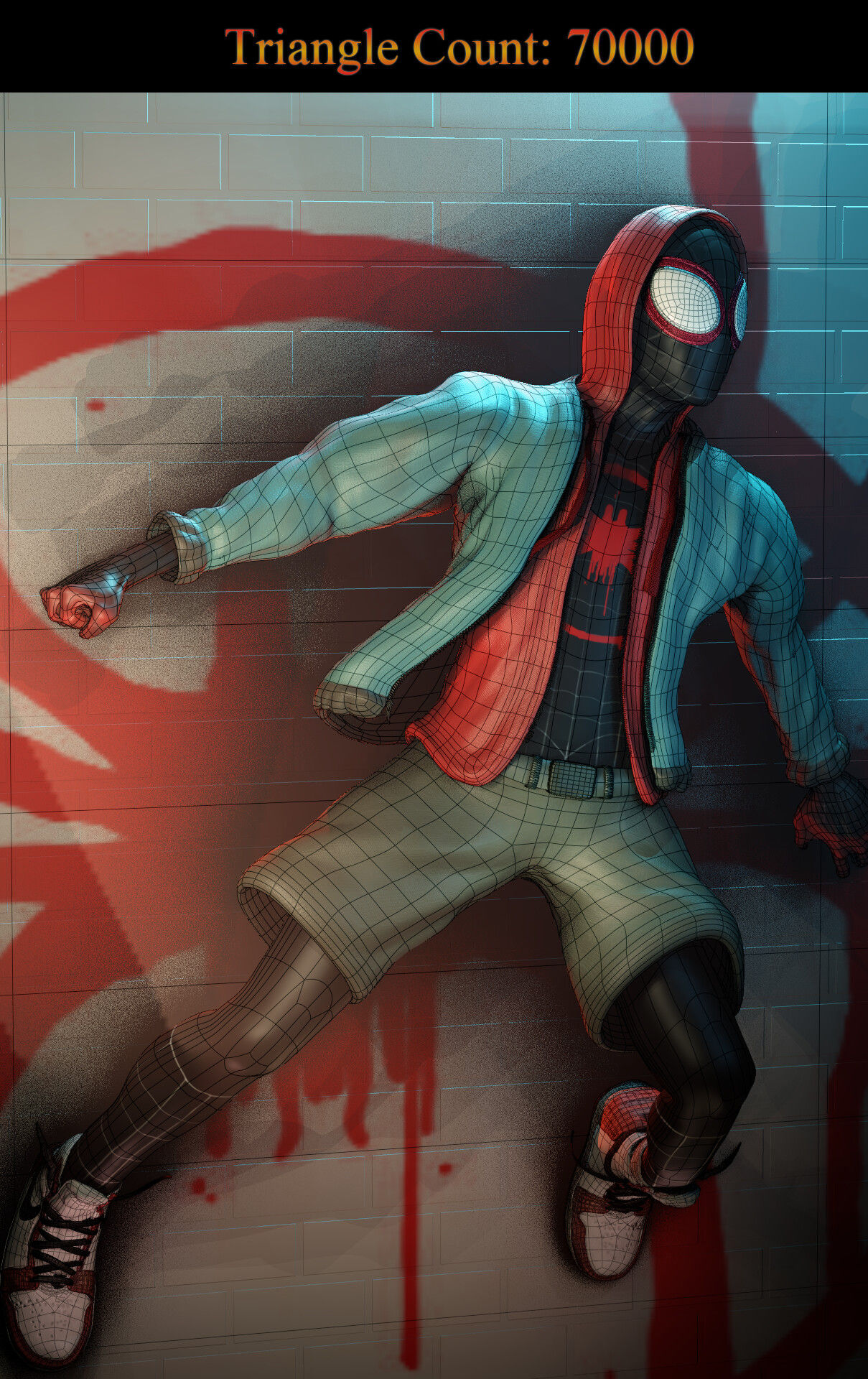 Wallpaper #zBliOo8BtGB6xQ78Jqw82 Spider Man into the Spider Verse Miles Morales Finished Projects