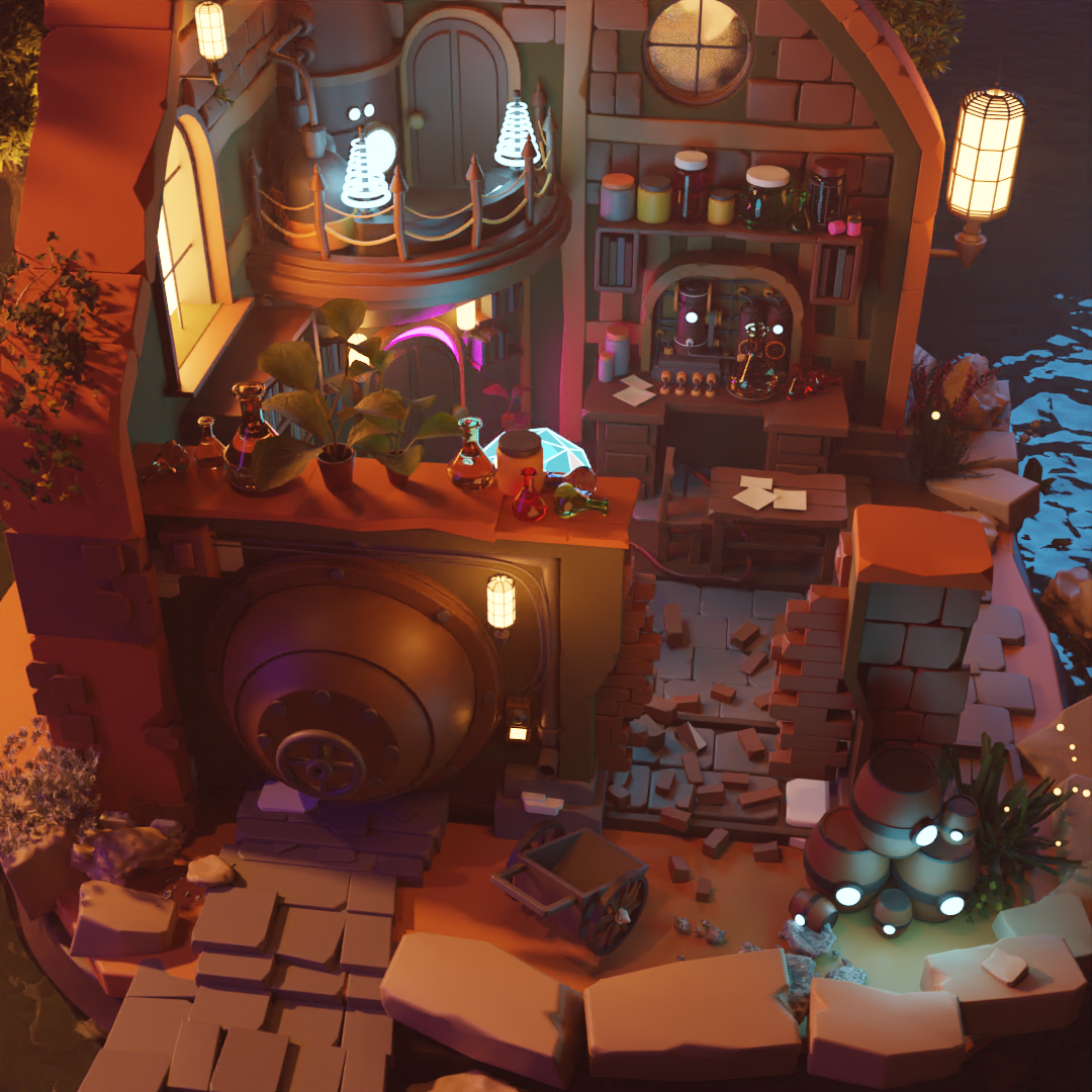 Wallpaper #ZW13apcBycdYOYFT6XGO103 Steampunk Room Concept Finished Projects Blender Artists Community