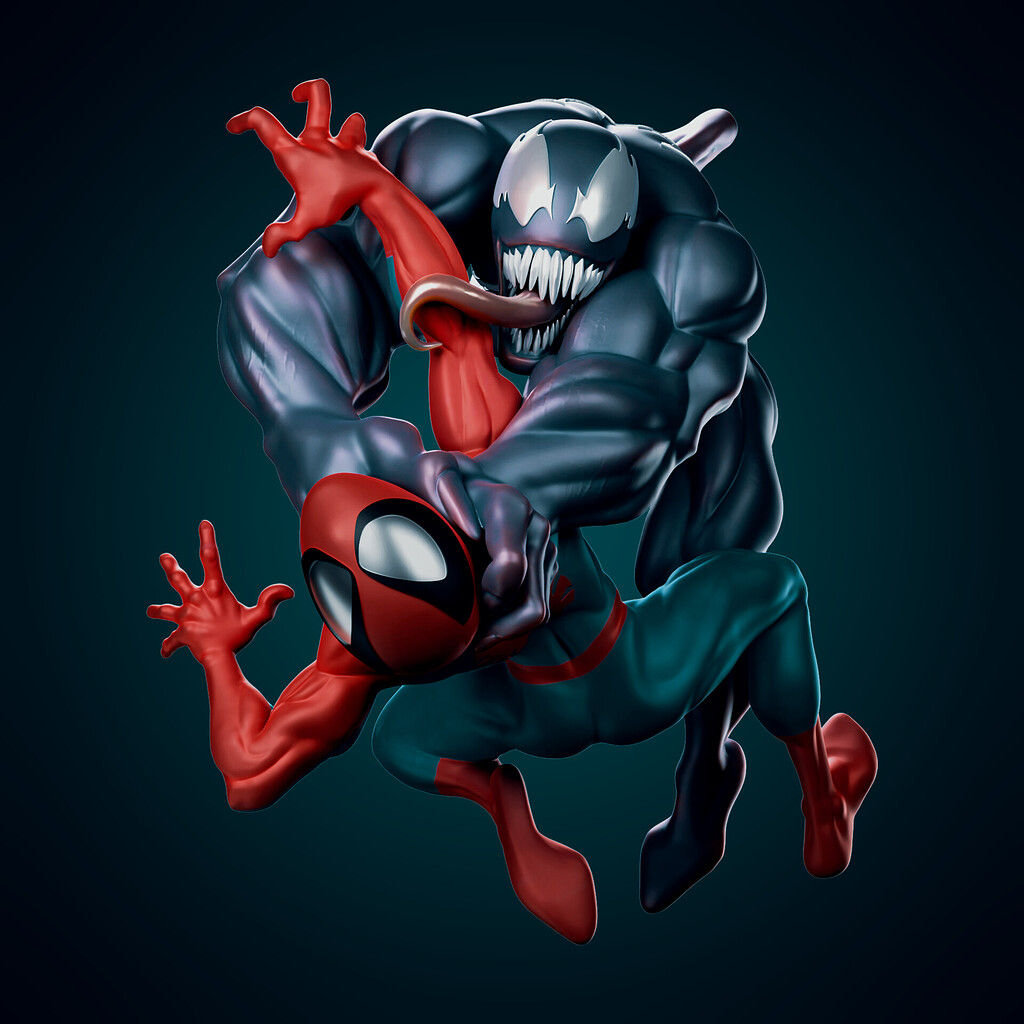 Wallpaper #eGgBHJMBSpphPi3-MyE_183 Venom vs Spider Man Finished Projects Blender Artists Community