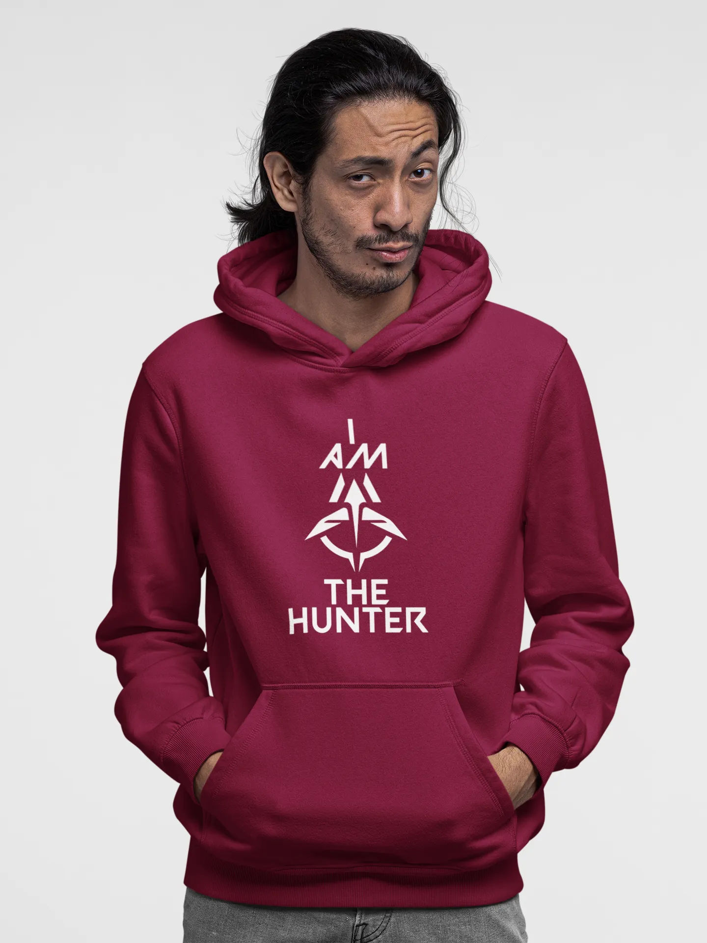 Wallpaper #WSZ4mZcBNyflpn9rmYj8170 Buy I Am the Hunter Valorant Hoodie Maroon S at Best Price in India