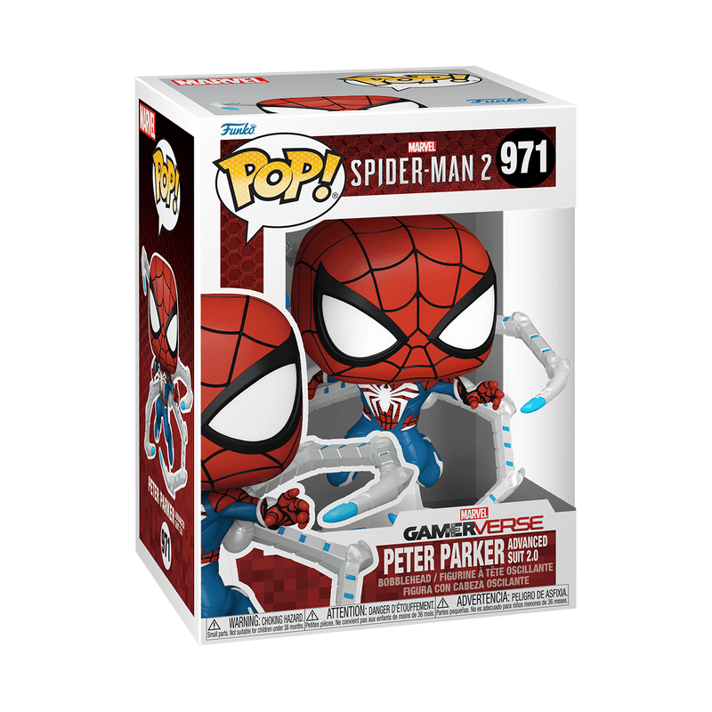 Wallpaper #_bgz2JIBJvJKYCmEJObp441 Funko Pop Marvel Spider Man 2 Peter Parker Advanced Suit 20 971