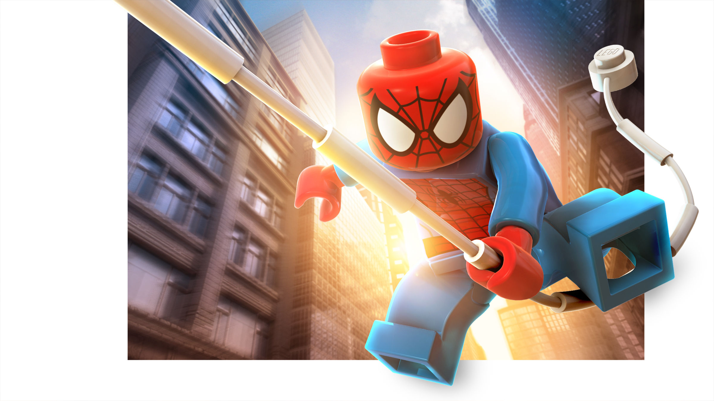 Wallpaper #rDELNpMB5zzyi_yYpFj160 Spider Man Lego Marvel Super Heroes Render Just Push Start