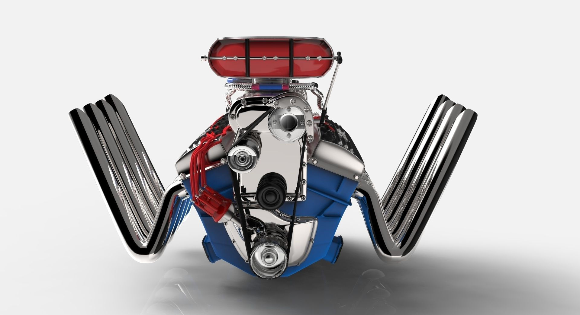 Wallpaper #3d643 Chevy Drag Racing Engines