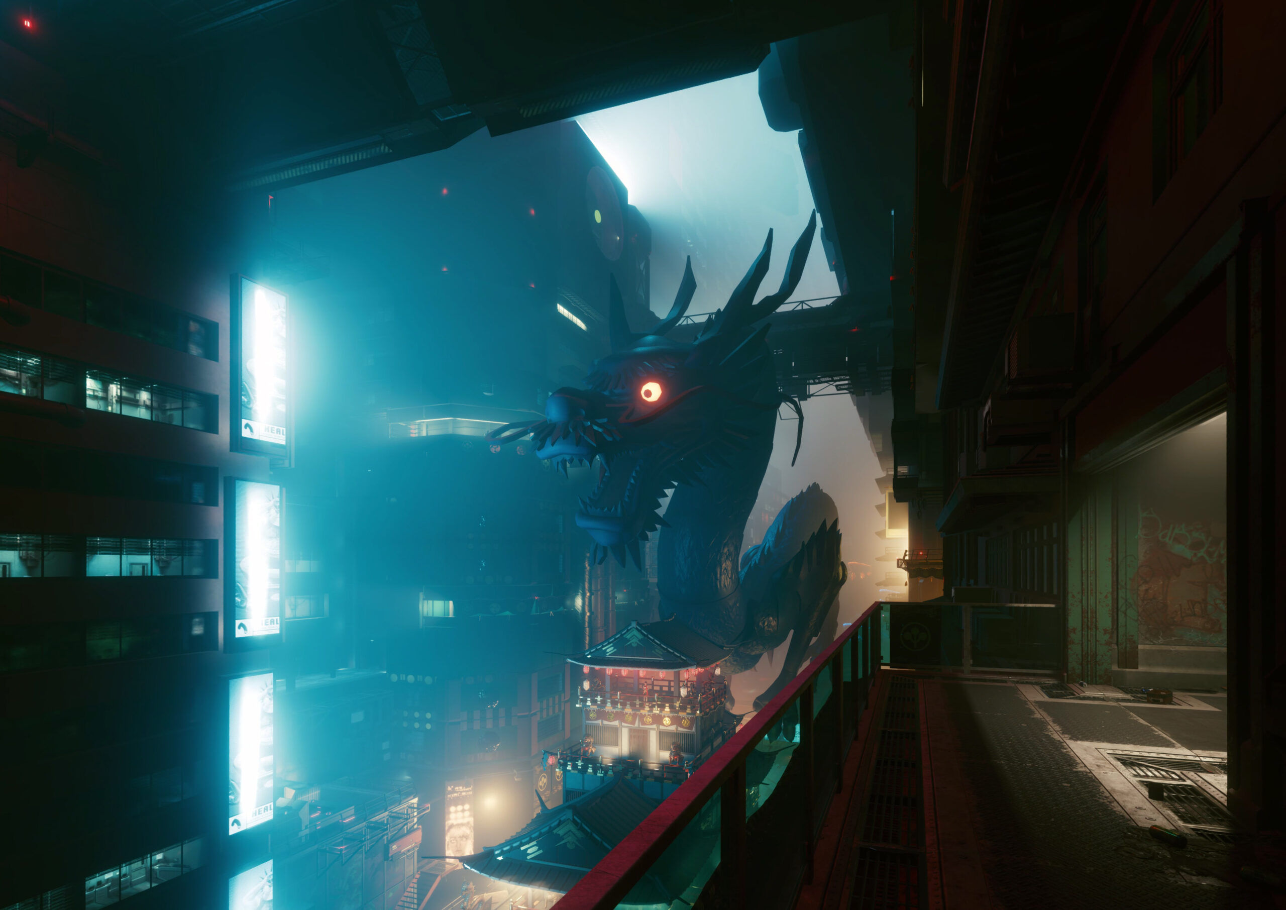 Wallpaper #I__ea5MB3lSXT3zU1emG52 Cyberpunk 2077 in Game Panoramic View Pt 2 Schrankmonster Blog