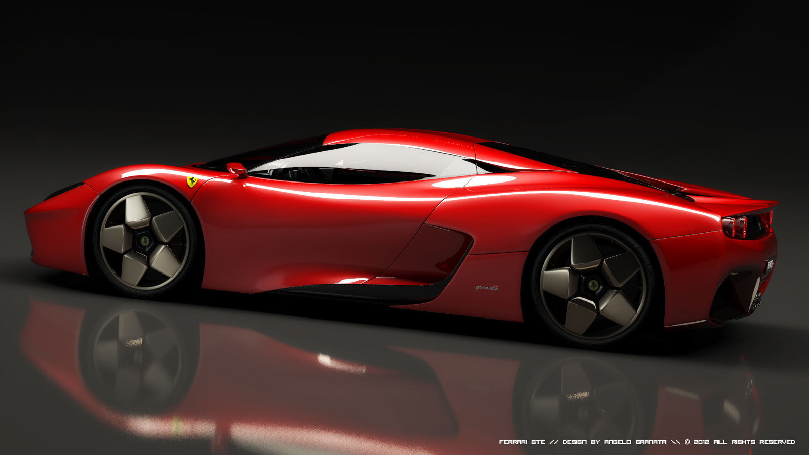 Wallpaper #h_8QaJMB3lSXT3zUBONt60 Ferrari Gte Concept Se Lerede Enzo Fosse Cosi 0 100it