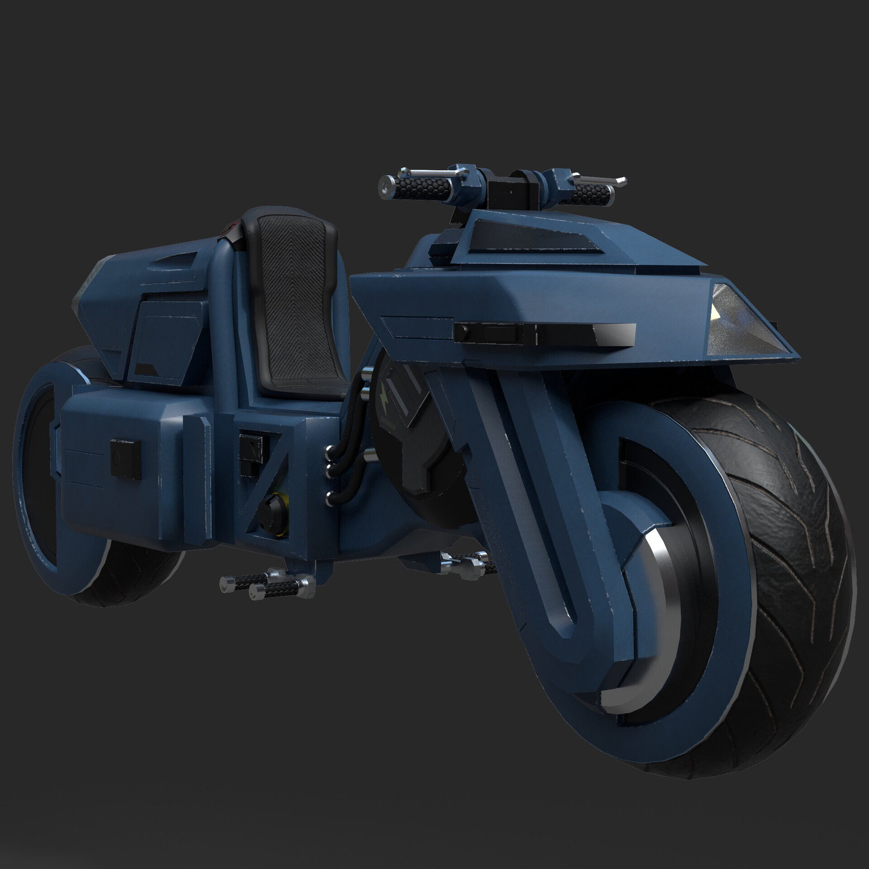 Wallpaper #G32b9I4Bnwiau_P6LhAf18 Cyberpunk Inspired Motorcycle Polycount