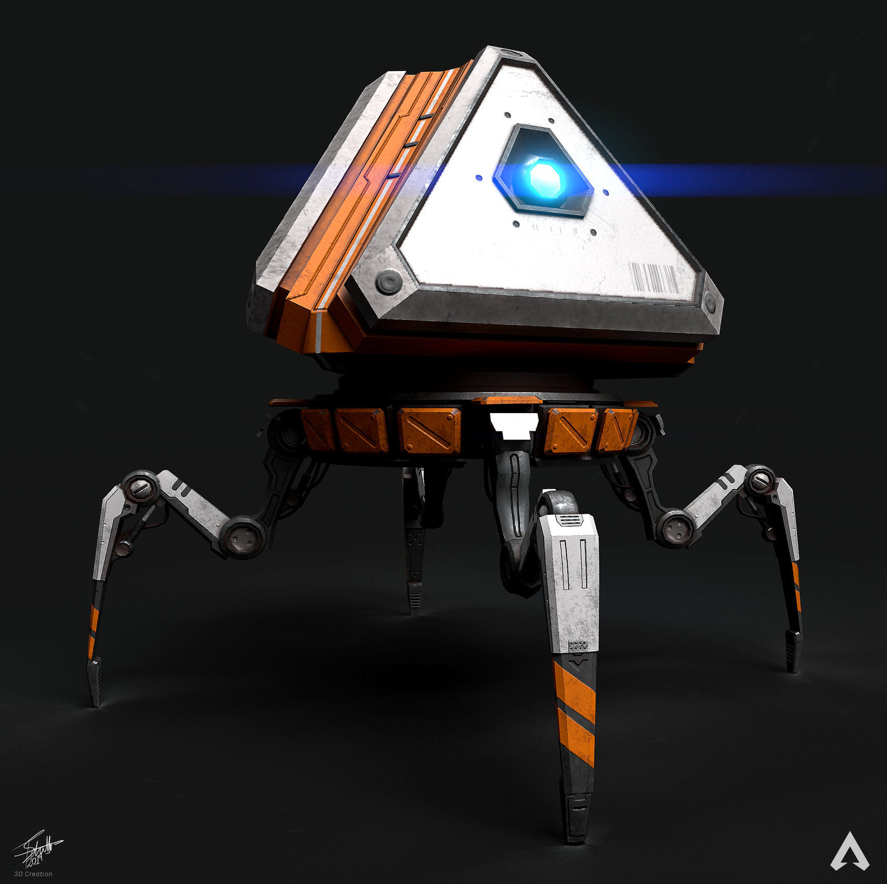 Wallpaper #2mftEpMBSpphPi3-3f1w205 Apex Legends Loot Tick 3D Model Polycount