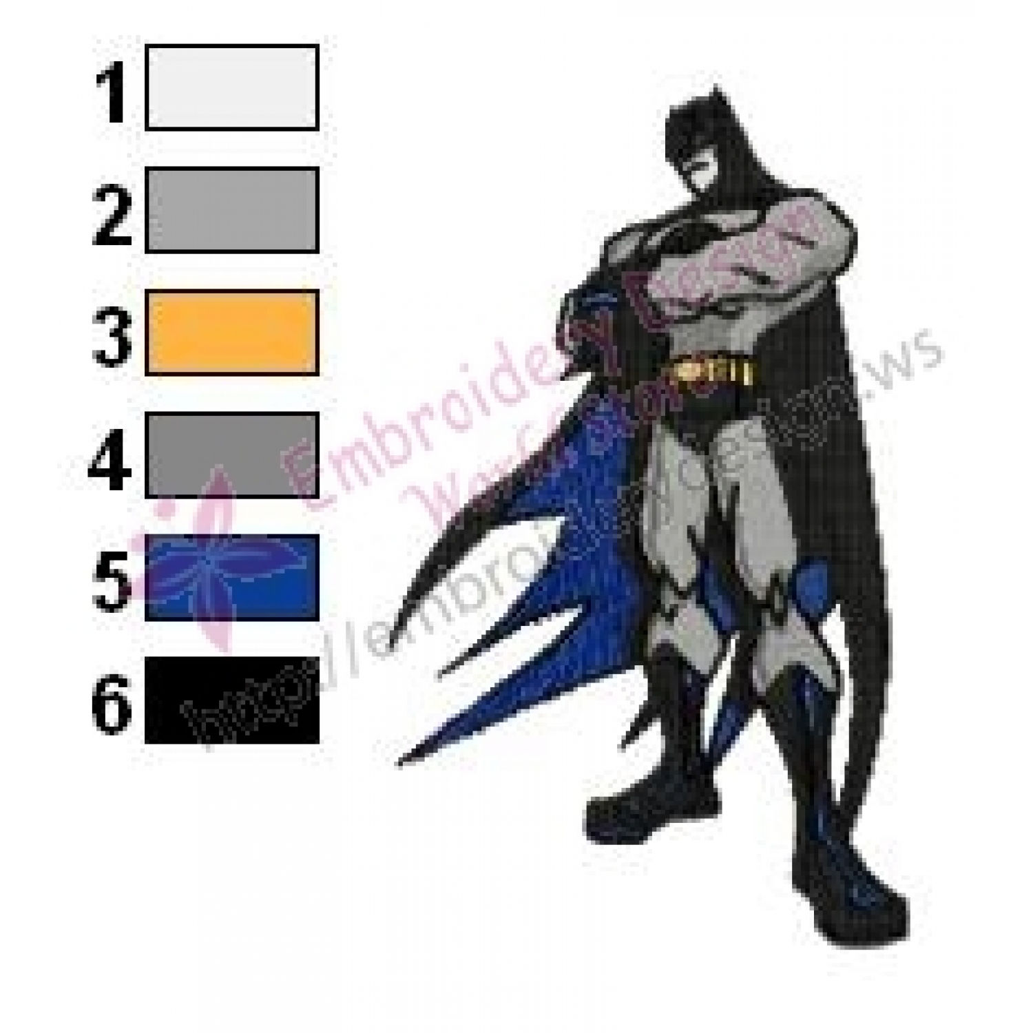 Wallpaper #z2iuJJMBSpphPi3-ijlY40 Batman Embroidery Design 08