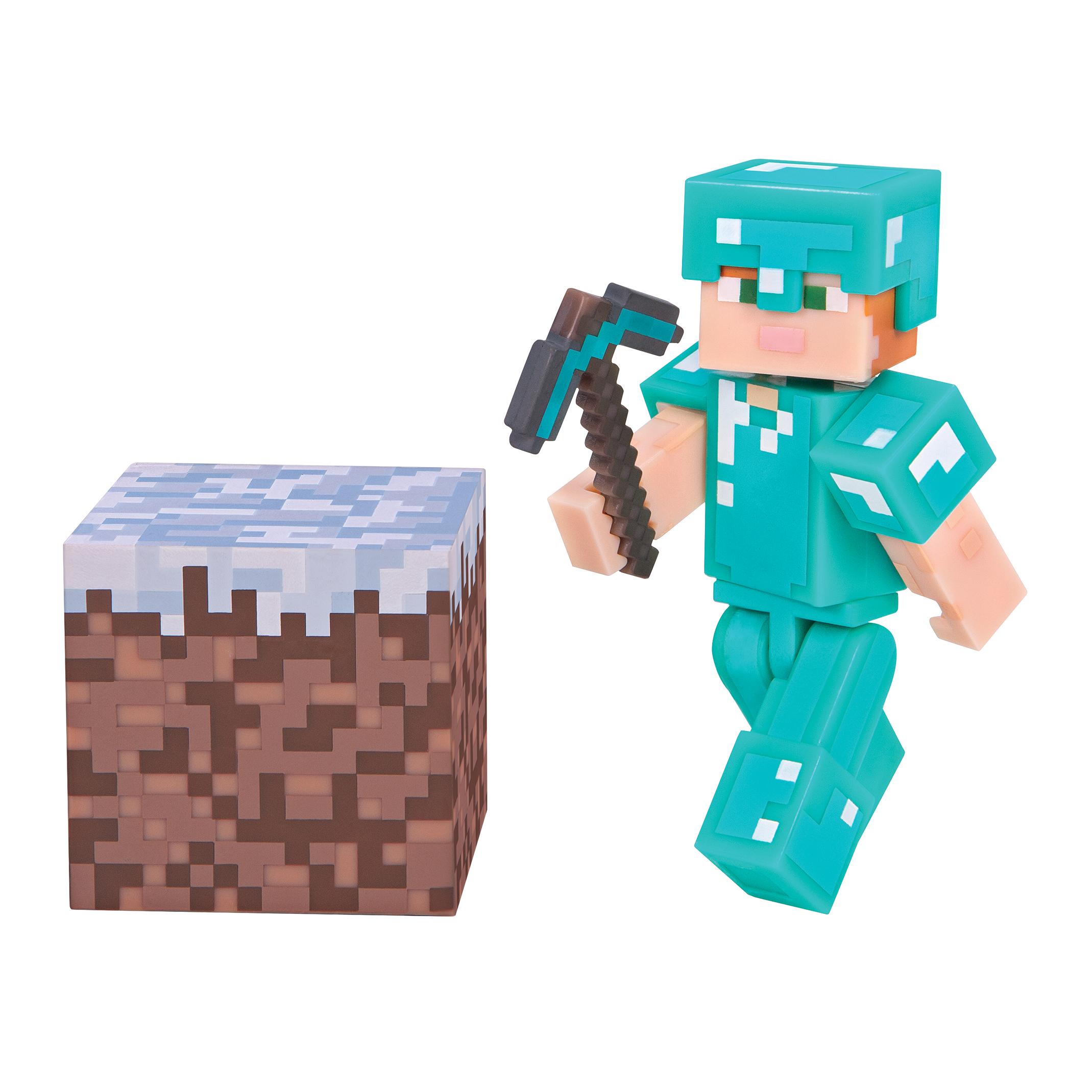 Wallpaper #a2coCpMBSpphPi3-tNPo144 Alex with Diamond Armor Pack Minecraft Jazwares