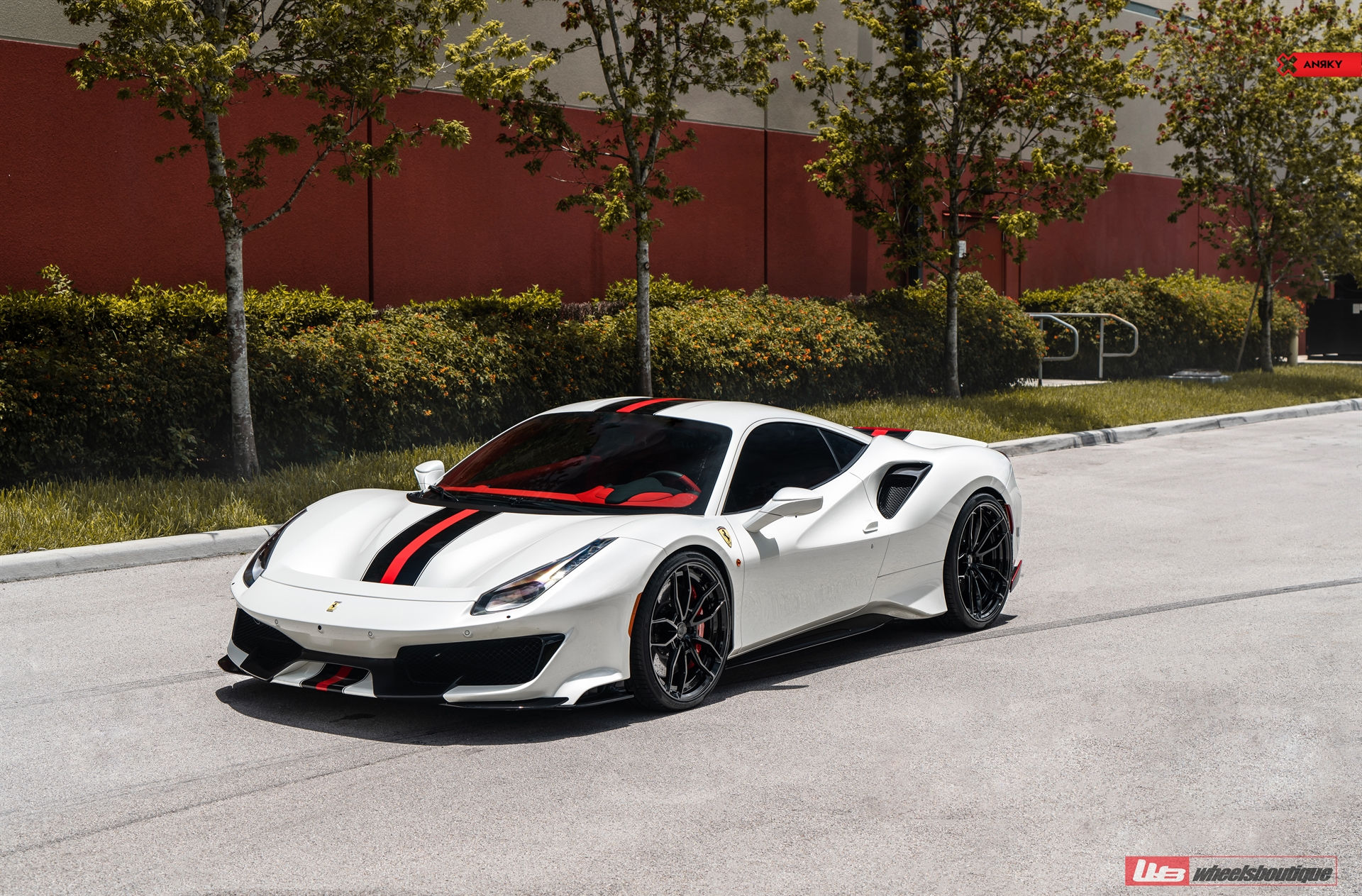 Wallpaper #82f965IBSpphPi3-Fk-n142 Ferrari 488 Pista on Anrky An21 Wheels Boutique