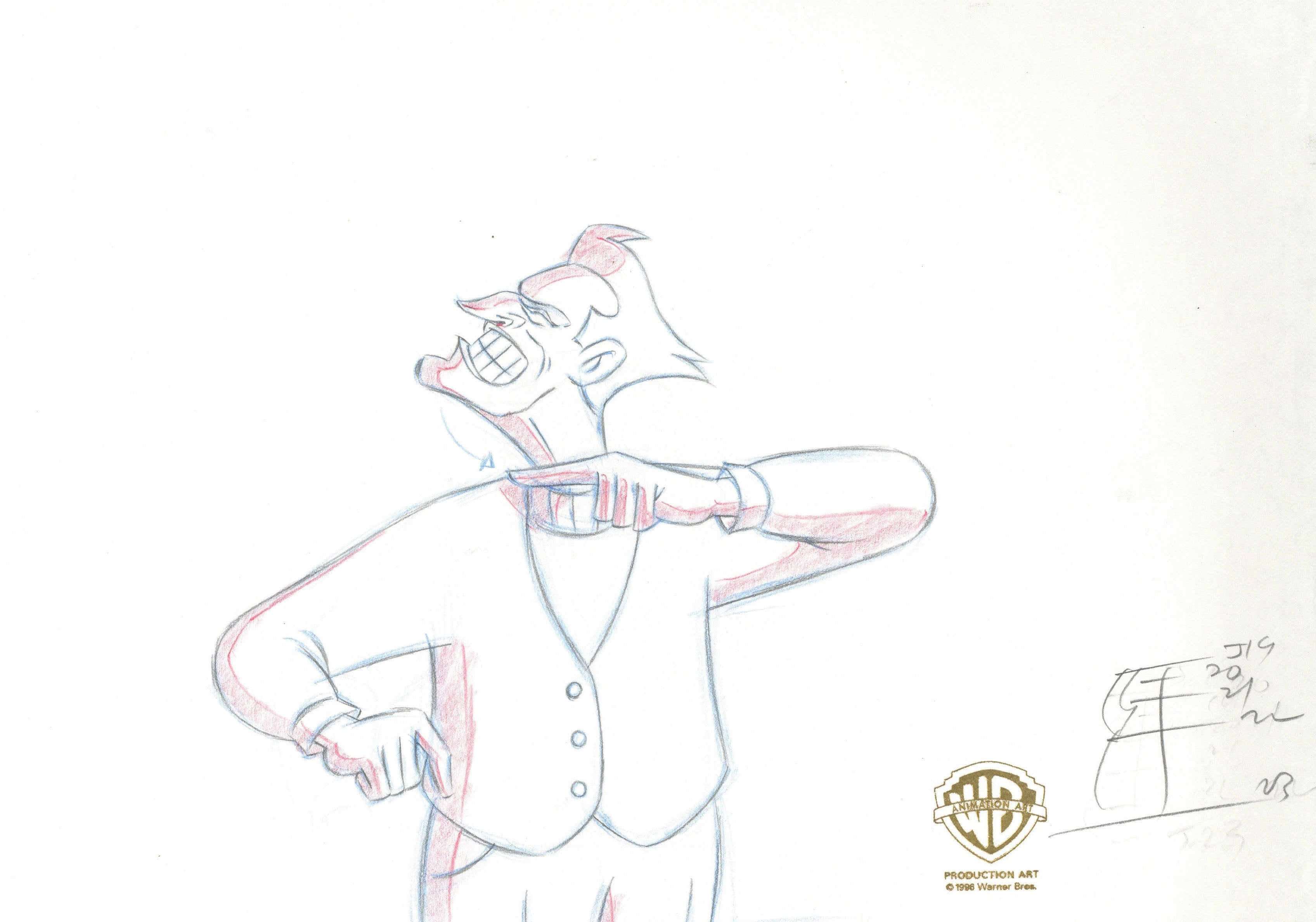 Wallpaper #ivROOZMBKFX8bn3r4XZJ412 Batman the Animated Series Original Production Drawing Double Aperture