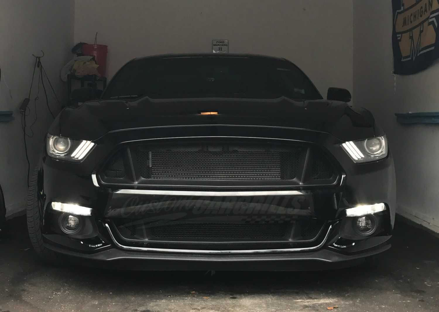 Wallpaper #T2cN9pIBSpphPi3-9YJc29 2015 17 Ford Mustang GT Mesh Grill Insert Kit by Customcargrills