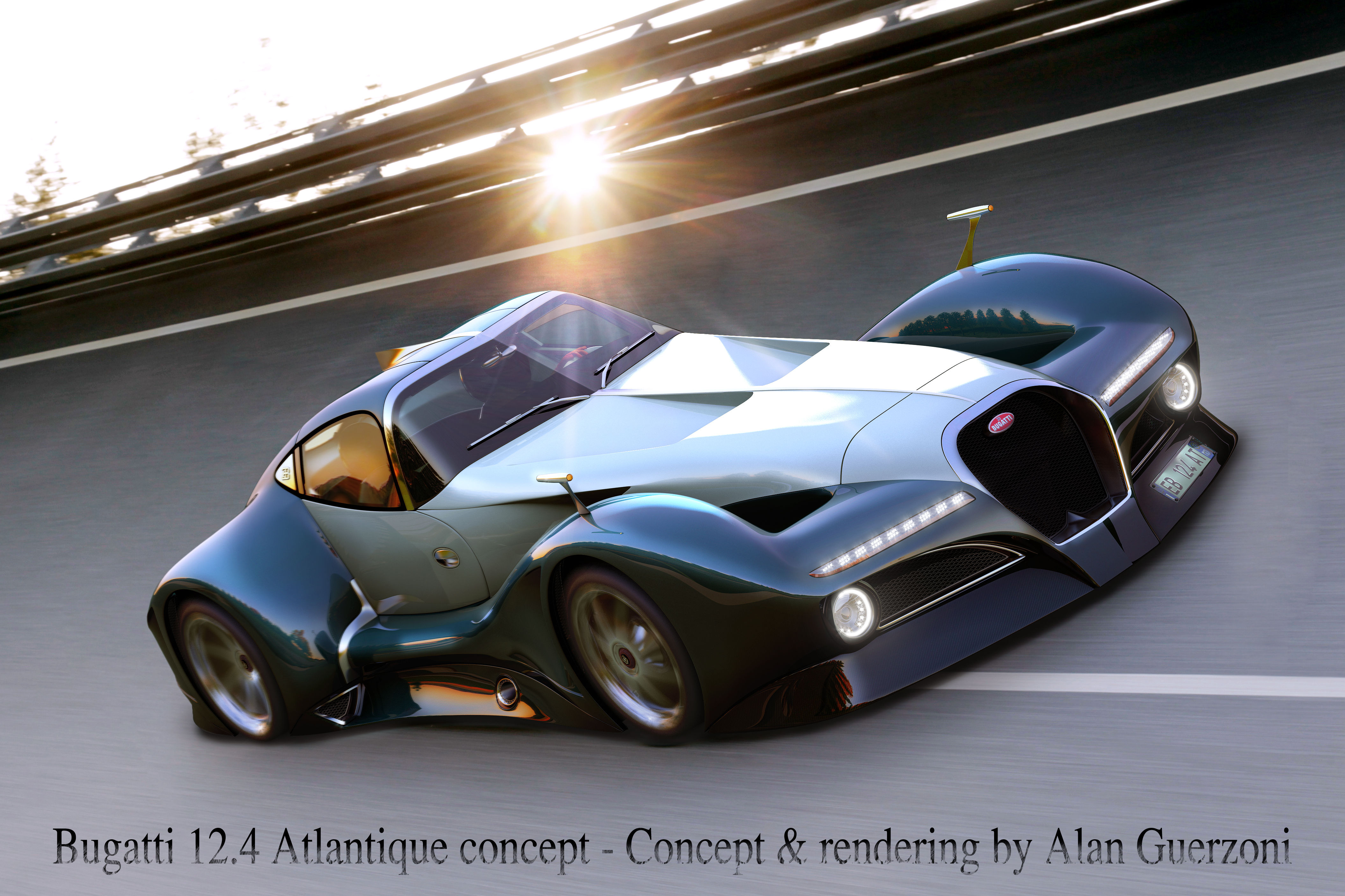 Wallpaper #sWdVDZMBSpphPi3-1uSR67 Bugatti 124 Atlantique Concept Car