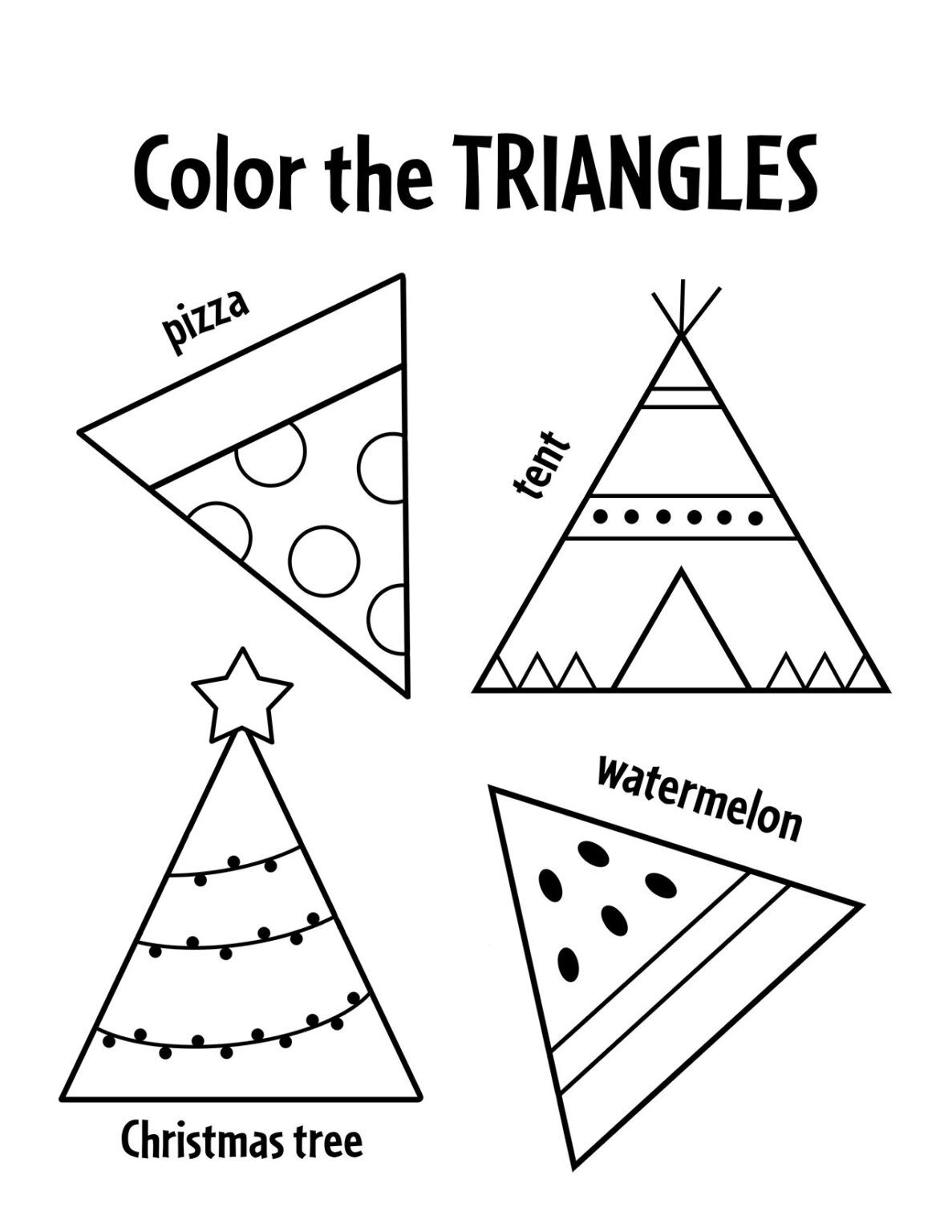 Wallpaper #5x2PLJMBlOZrFDOk38qJ266 Free Triangle Worksheets for Preschool the Hollydog Blog