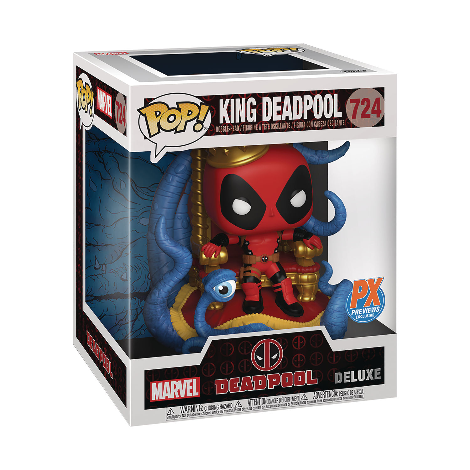 Wallpaper #1qVvOJMBVBiSkHCapo0652 Funko Pop Marvel Heroes King Deadpool on Throne Px Exclusive Deluxe