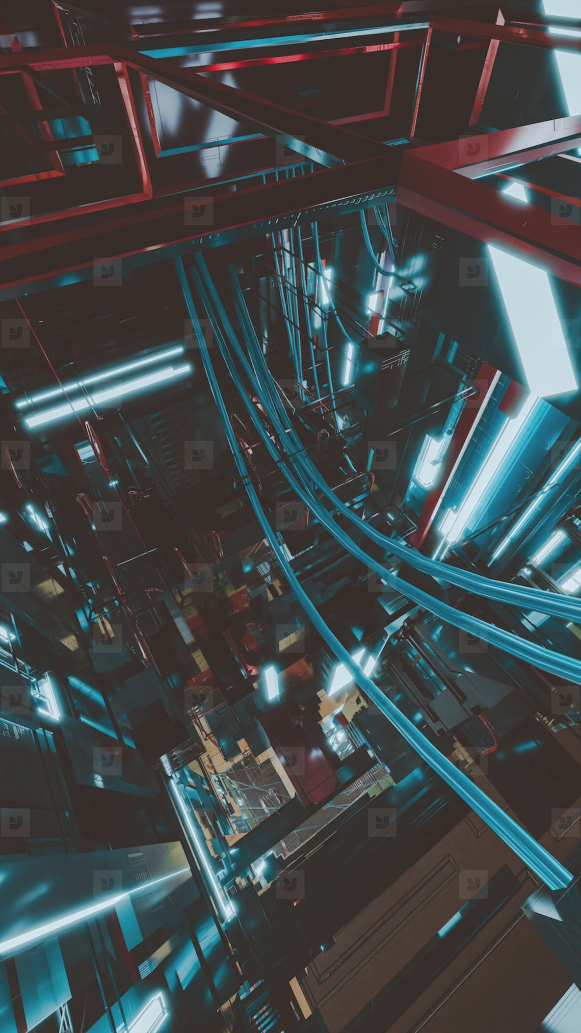 Wallpaper #lQAc7I4BSdW8dNou1BPc36 Cyberpunk Architecture 9 Stock Photo 254738 Youworkforthem