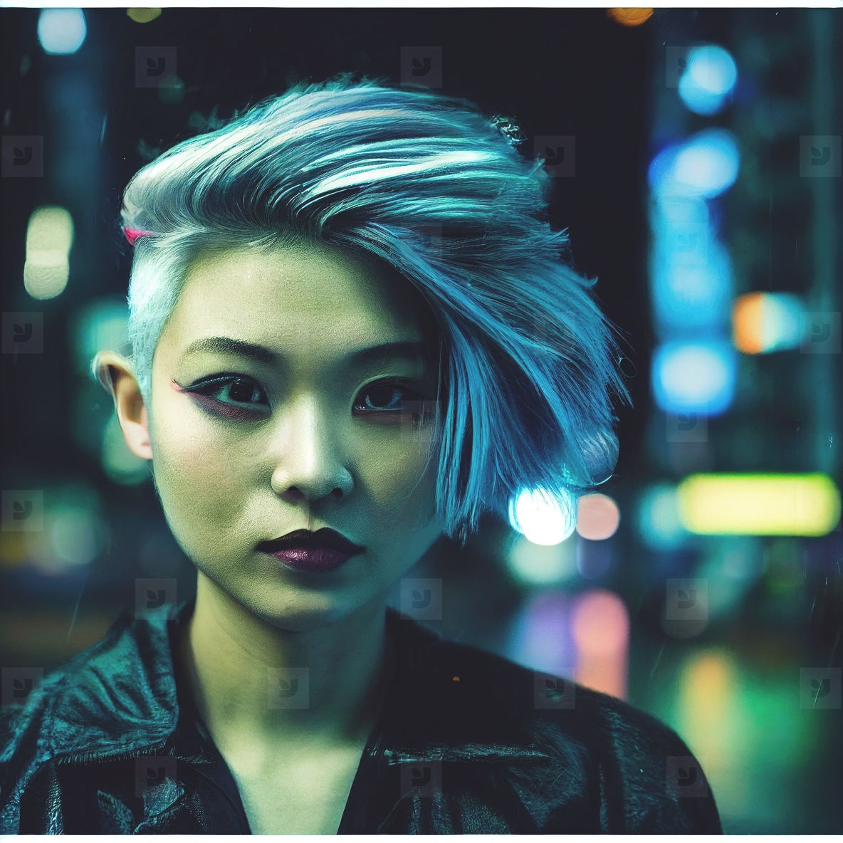 Wallpaper #JXNhhI4BFI5NbQksOB0z43 Female Cyberpunk Portrait 26 Stock Photo 263027 Youworkforthem