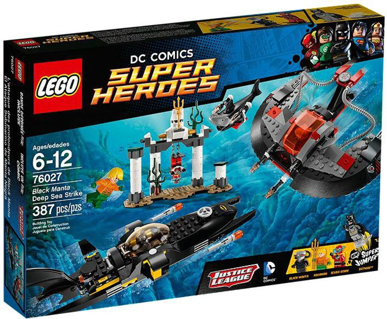 Wallpaper #5VZoe5cBsd6xcFiEmtxv5 Lego DC Super Heroes Black Manta Deep Sea Strike Set 76027 Toywiz