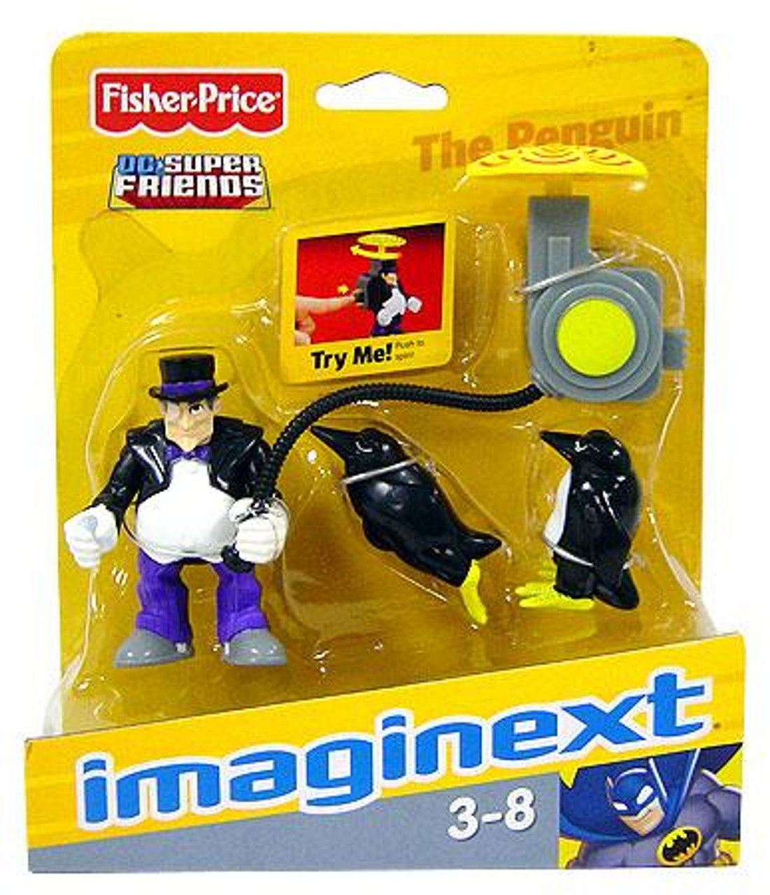 Wallpaper #TKWqN5MBVBiSkHCa5Yyv296 Fisher Price DC Super Friends Batman Imaginext the Penguin 3 Mini