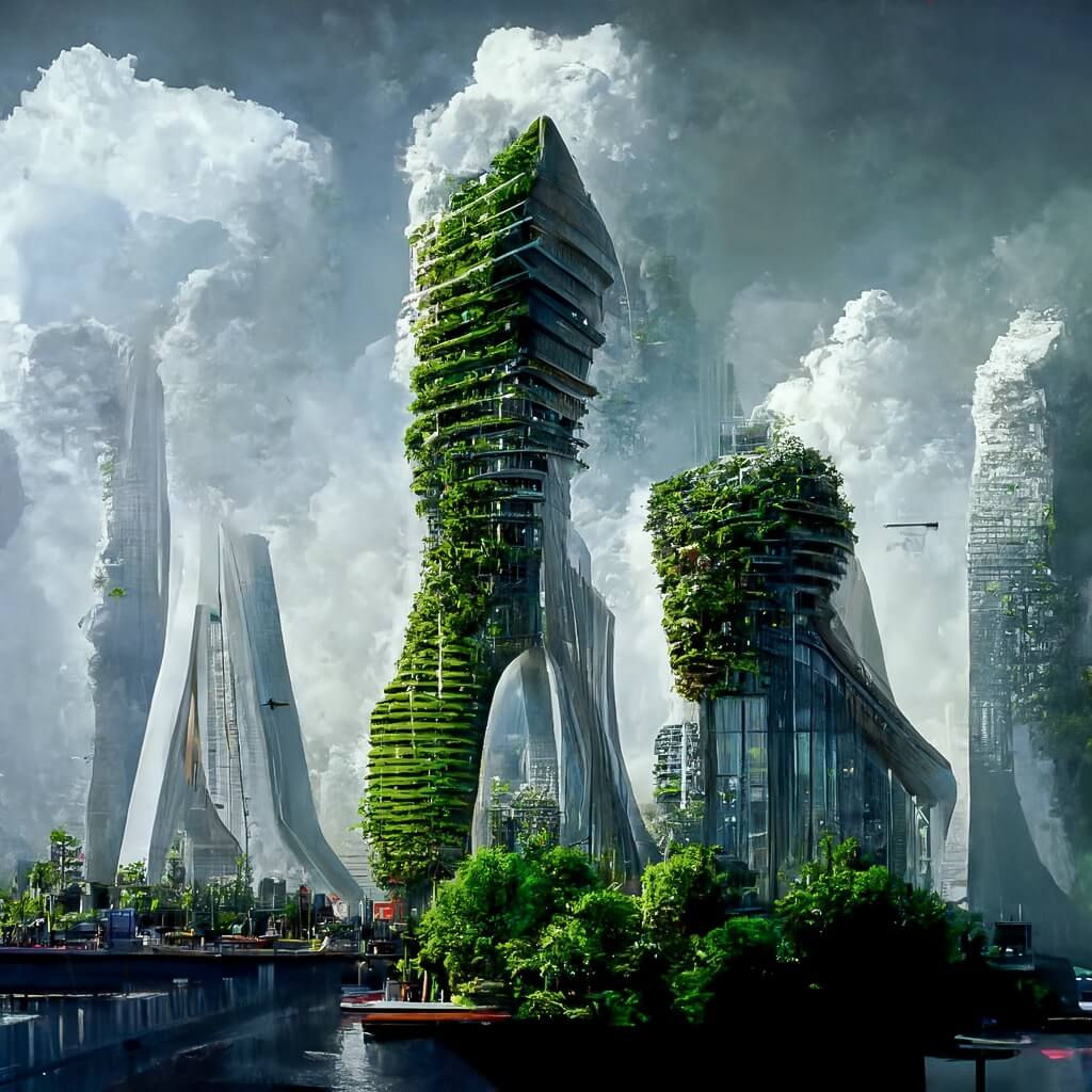 Wallpaper #K3068o4Bnwiau_P6Vgvz13 AI Generated Future Cities by Manas Bhatfuturistic