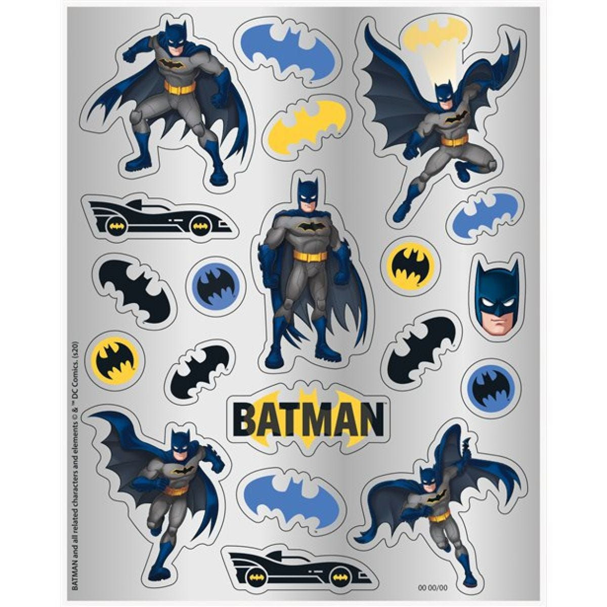 Wallpaper #d_9VZ5MB3lSXT3zUwOLk39 Batman Stickers 4pk Party Delights