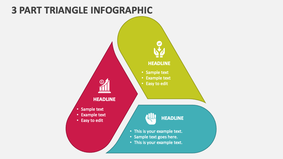 Wallpaper #Dbiz25IBJvJKYCmE9fje234 Free 3 Part Triangle Infographic Powerpoint Presentation Slides Ppt