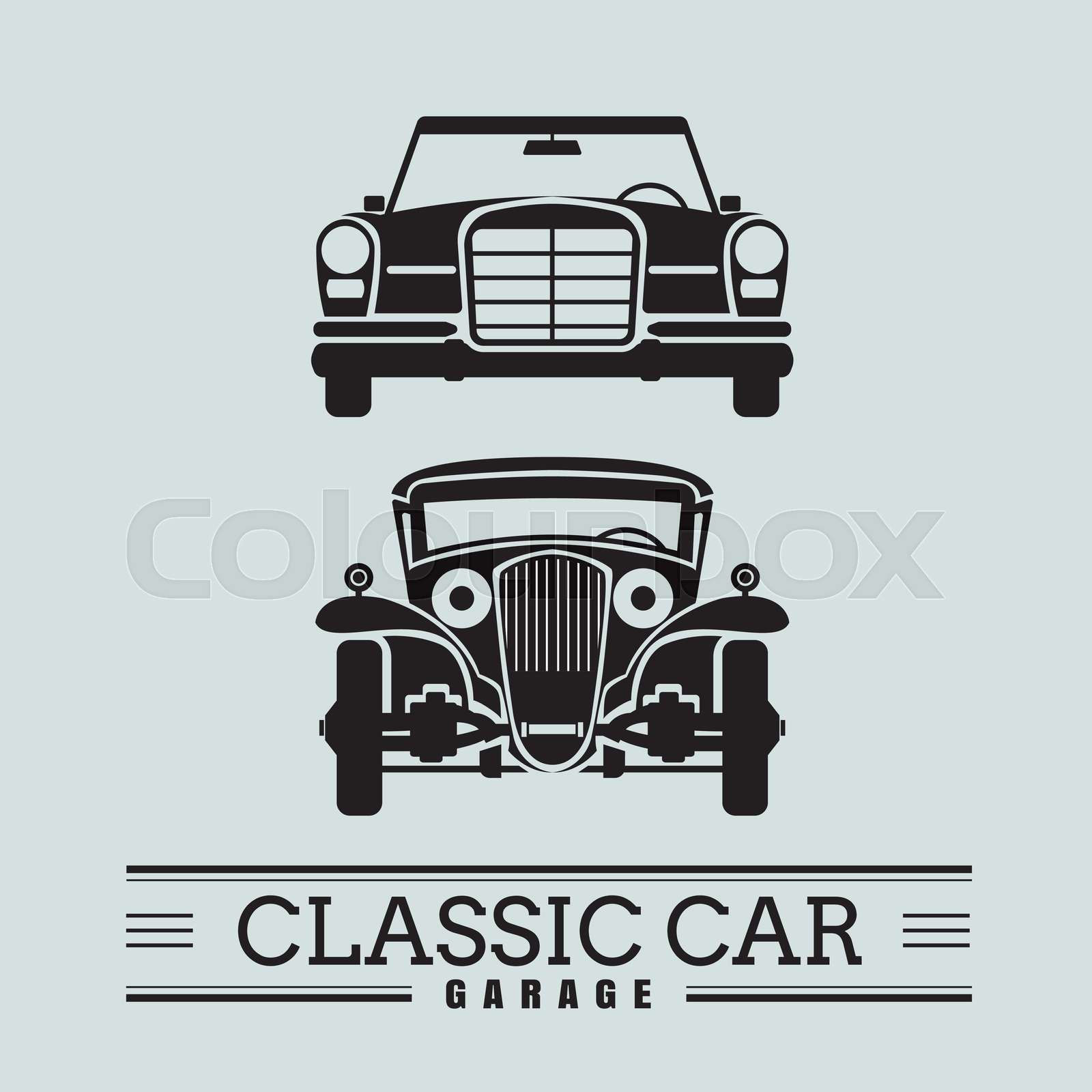 Wallpaper #SCzLSZMB0E1QgA7wqPTc268 Set Classic Car Front View Icon Vector Illustrations Stock Vector