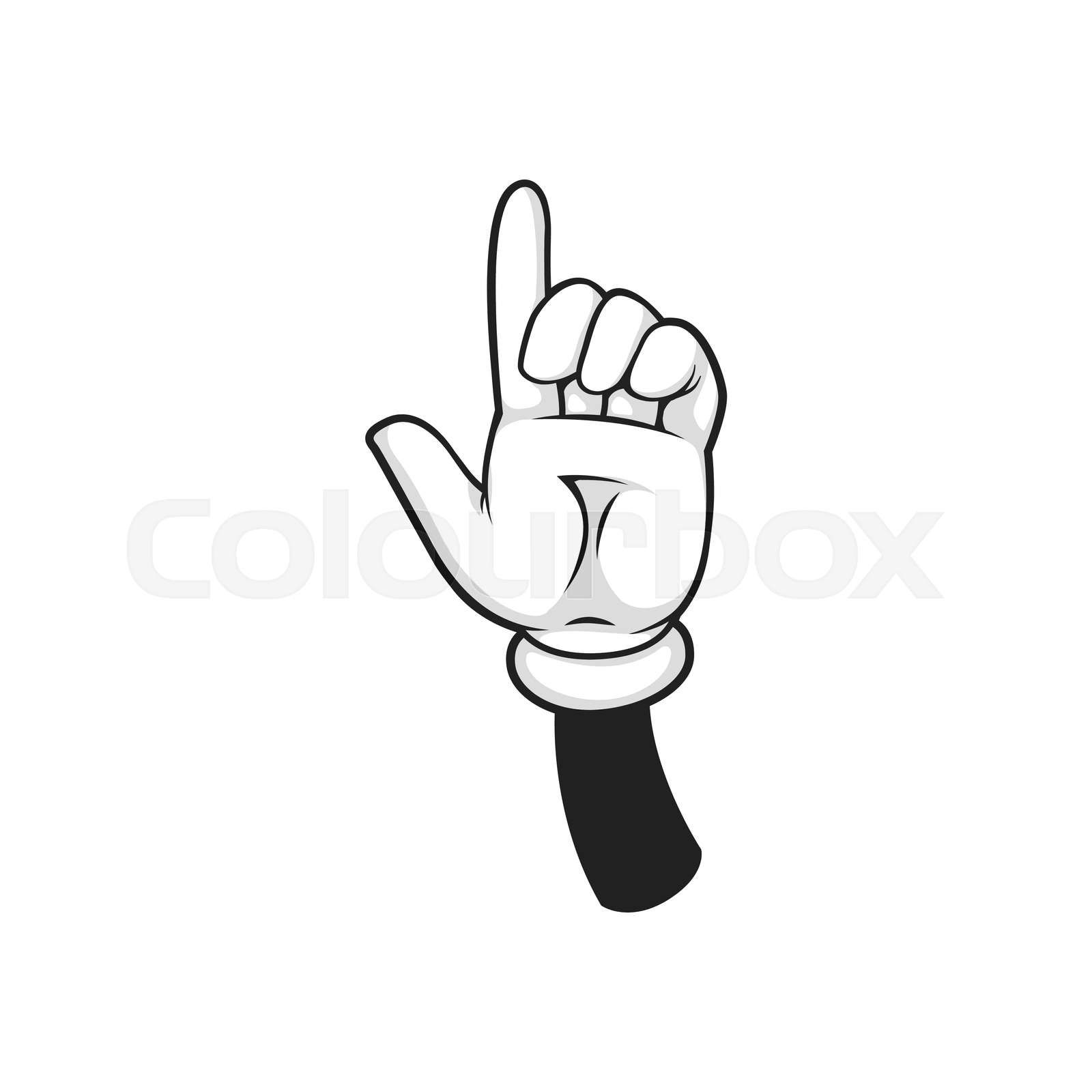 Wallpaper #_GfQEZMBSpphPi3-c_iD88 Pointing Up Index Finger Hand in Glove Gesture Stock Vector Colourbox