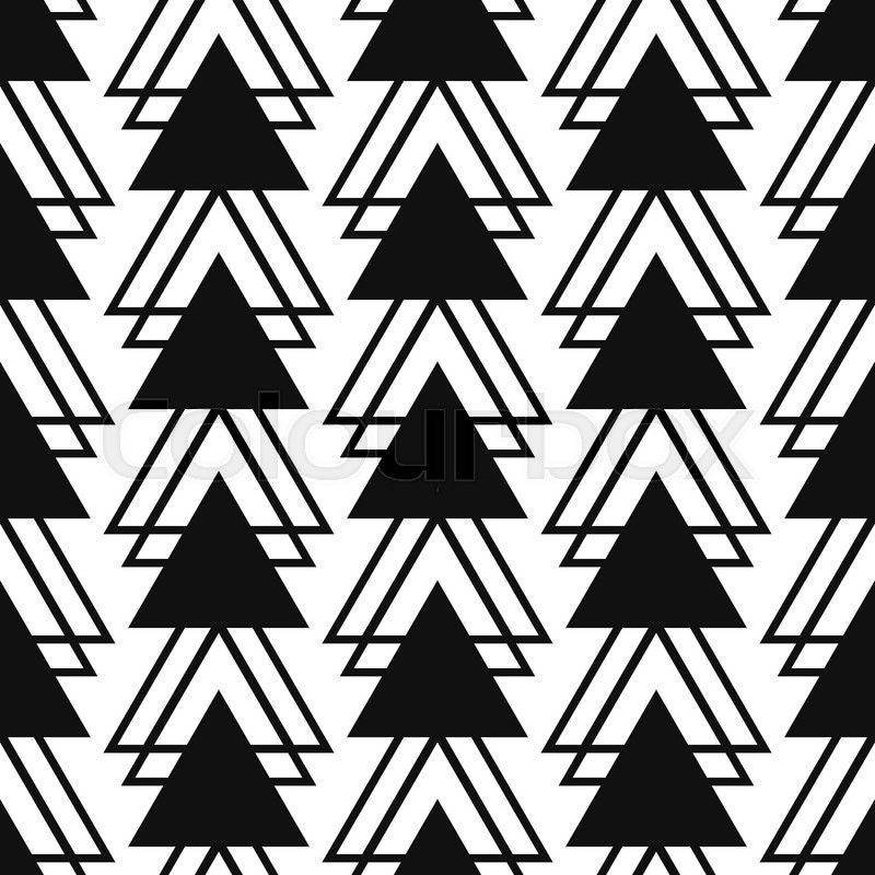 Wallpaper #Dbiz25IBJvJKYCmE9fje51 Simple Triangle Shape Black and White Stock Vector Colourbox